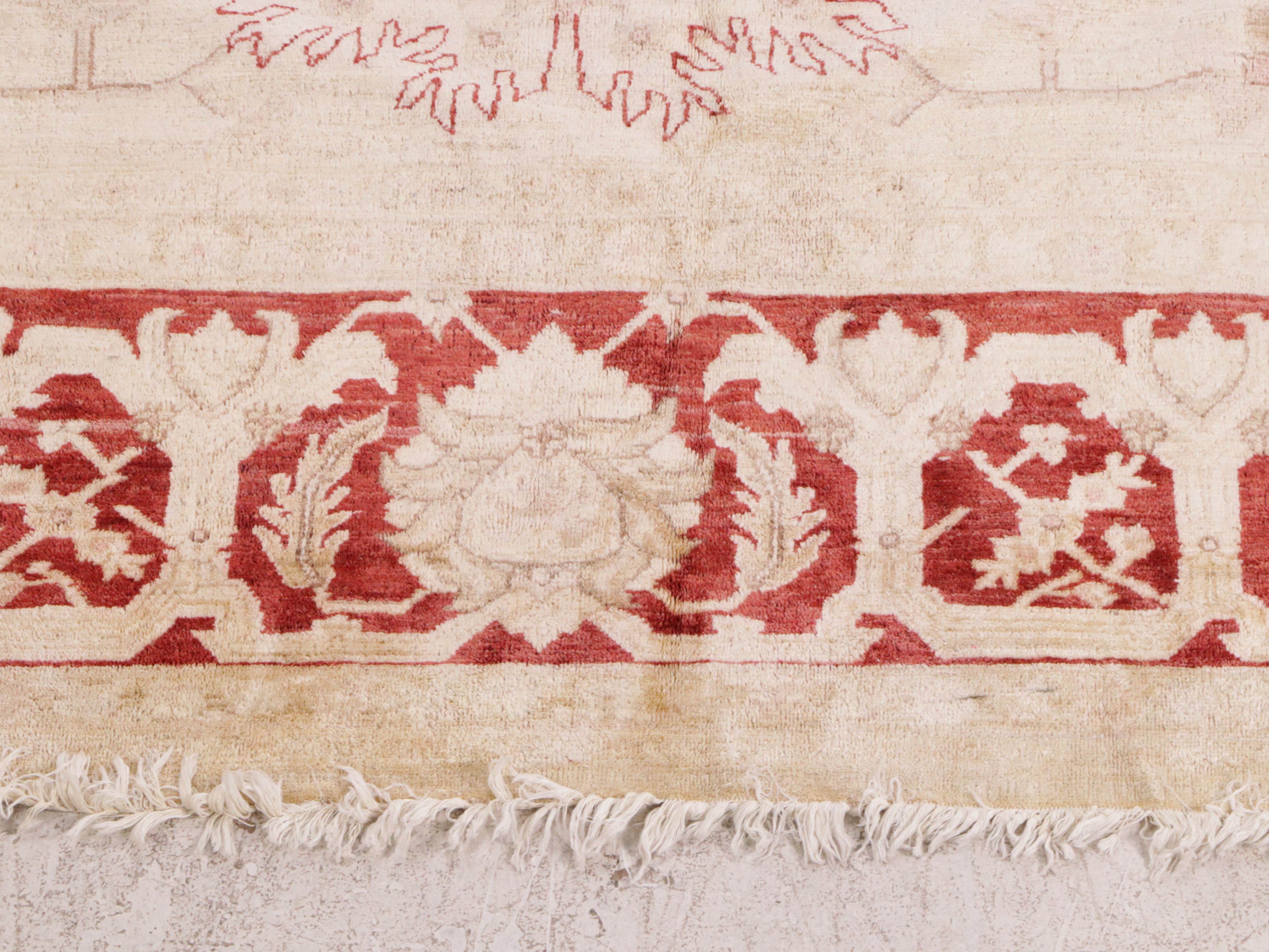 12' x 17'8 Hand-Knotted Pakistani Peshawar Room-Sized Rug