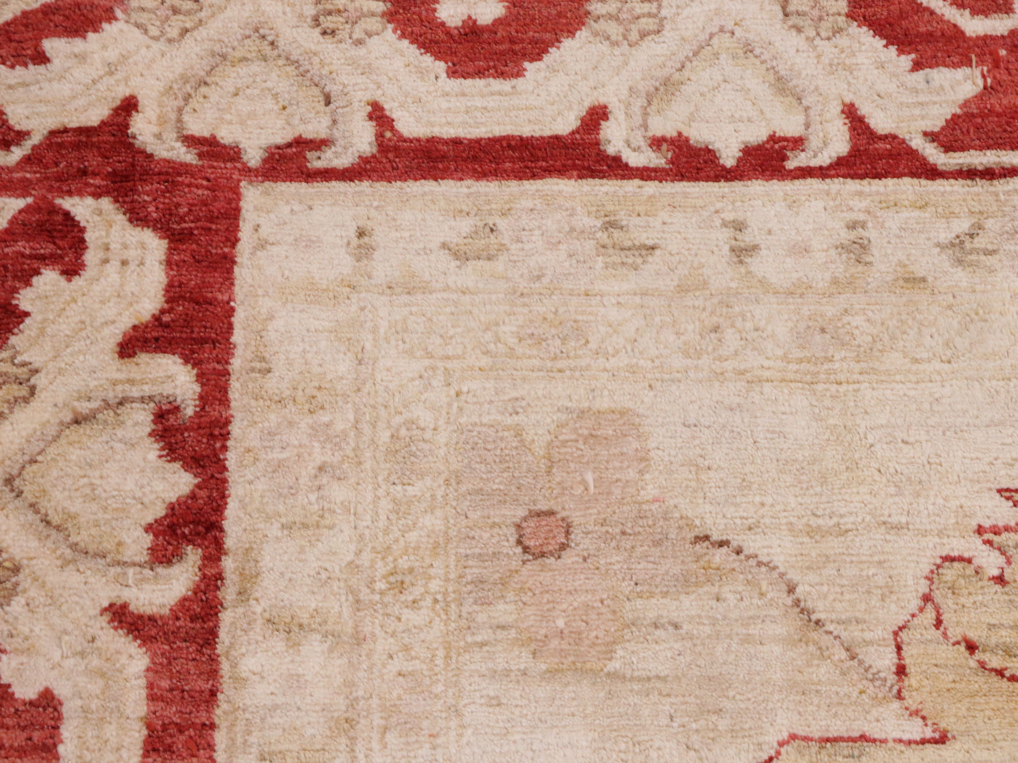 12' x 17'8 Hand-Knotted Pakistani Peshawar Room-Sized Rug