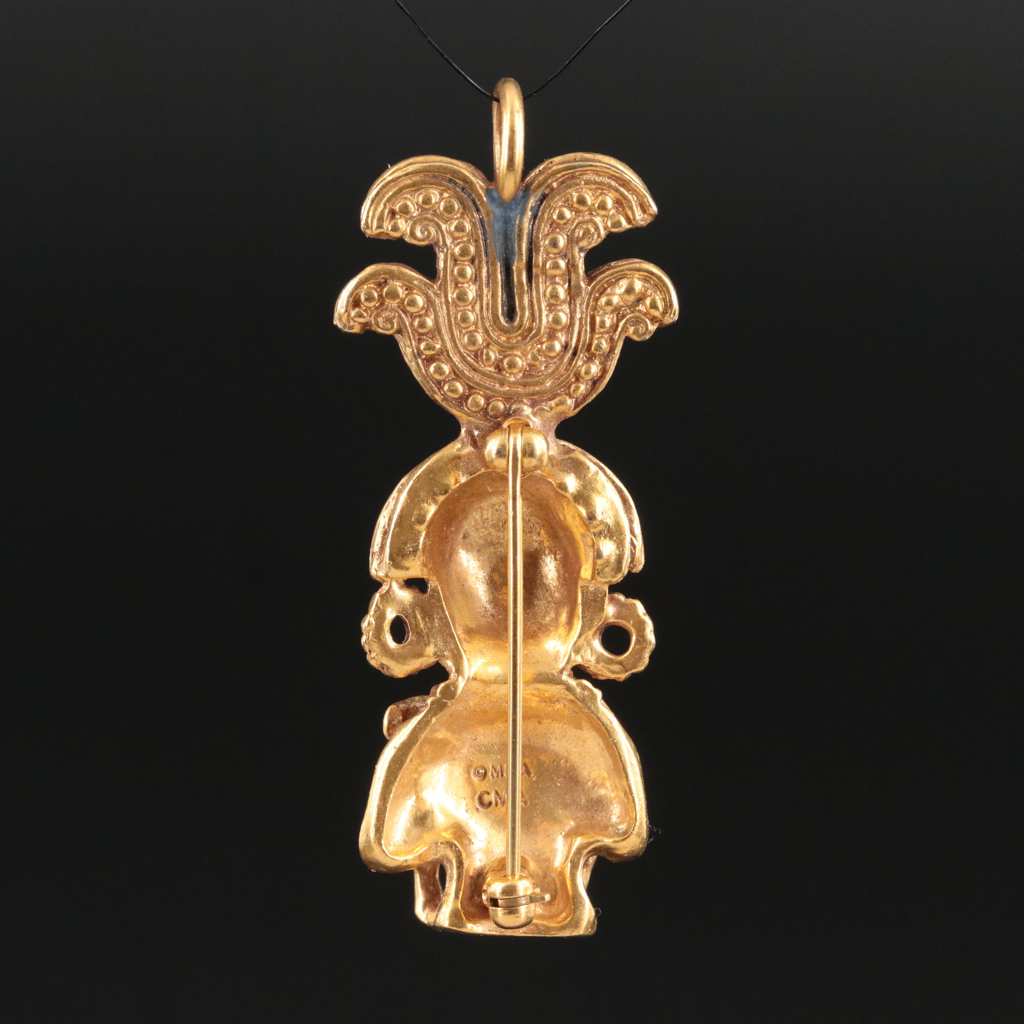 Metropolitan Museum of Art Replica Mesoamerican Converter Brooch