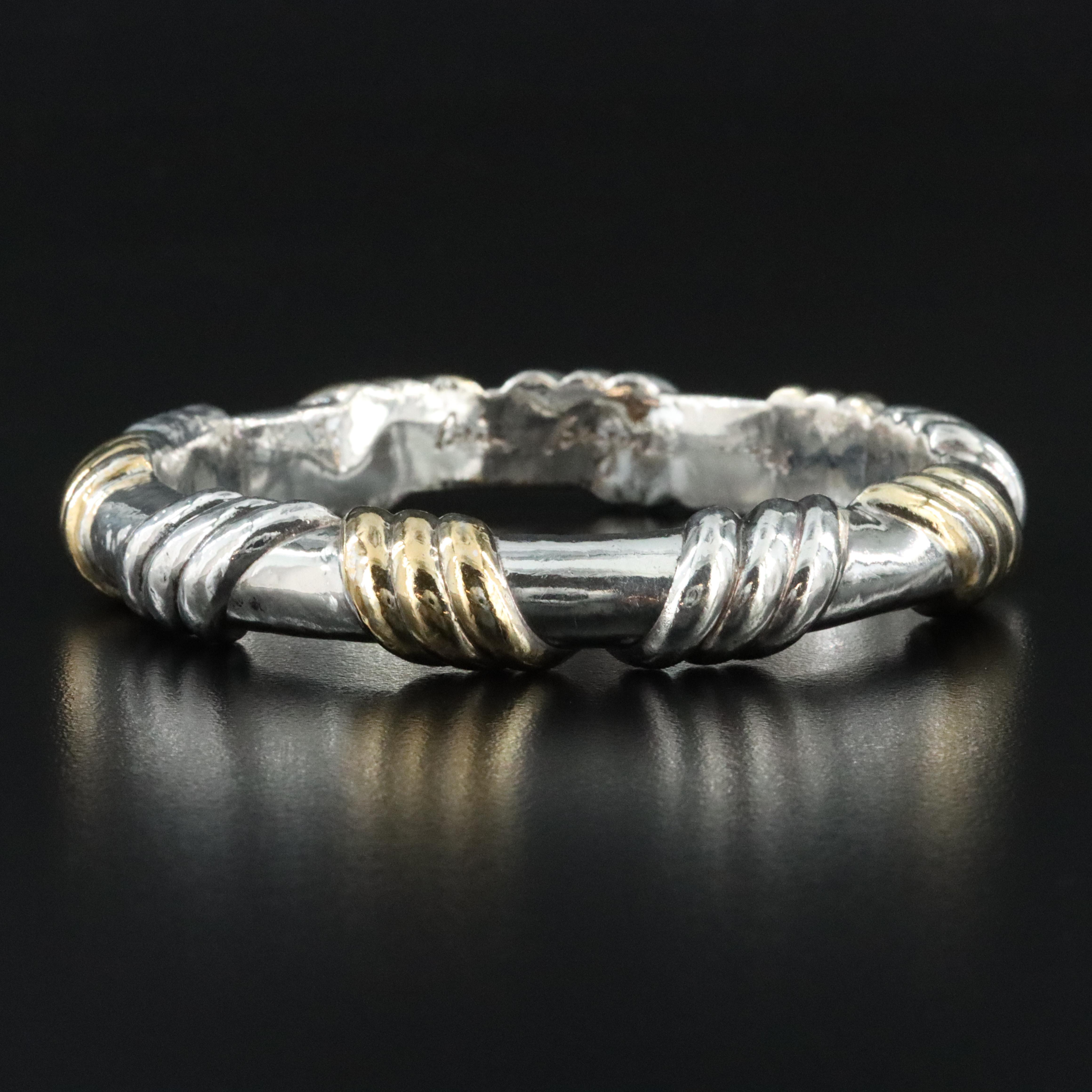 Electroformed Two-Tone Bangle