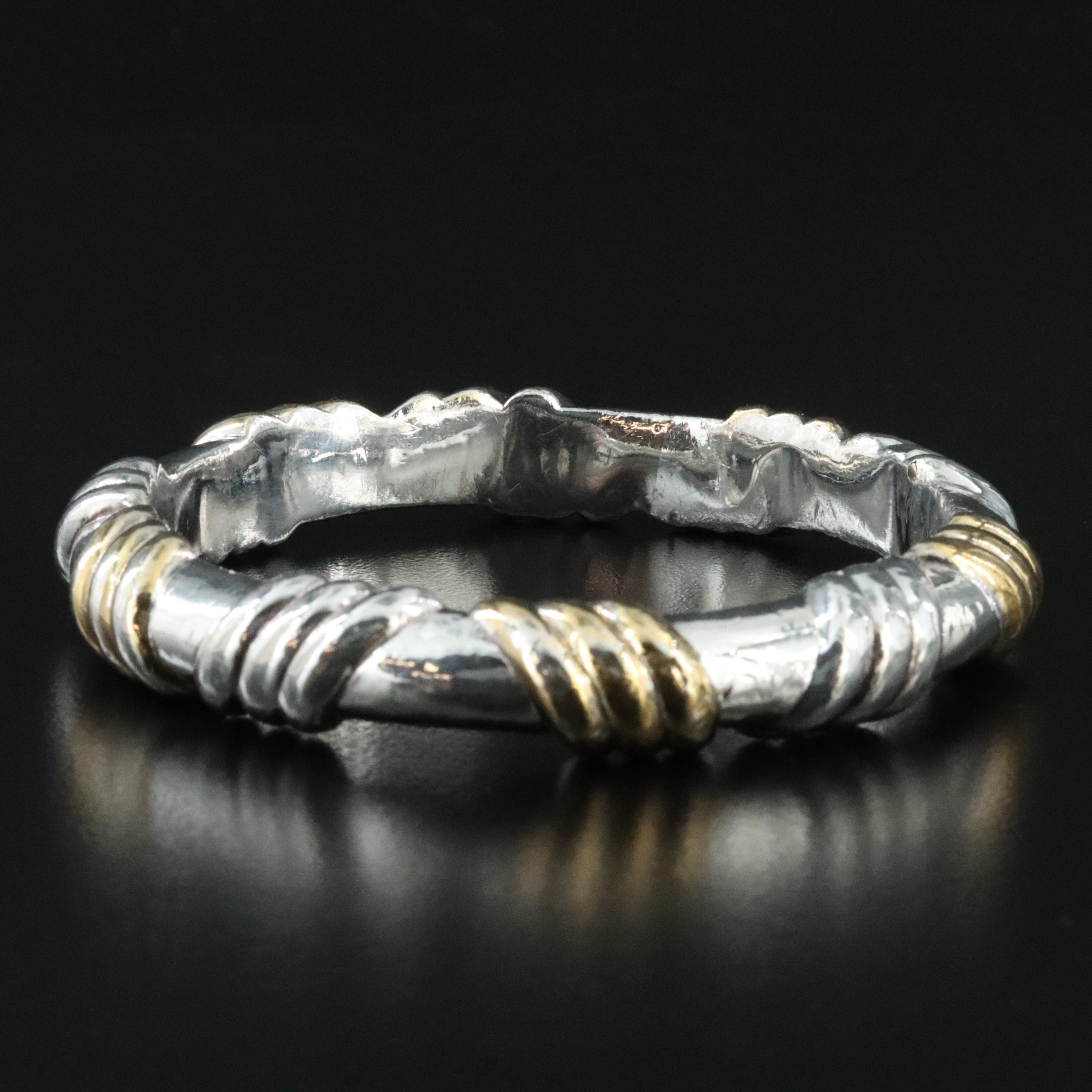 Electroformed Two-Tone Bangle