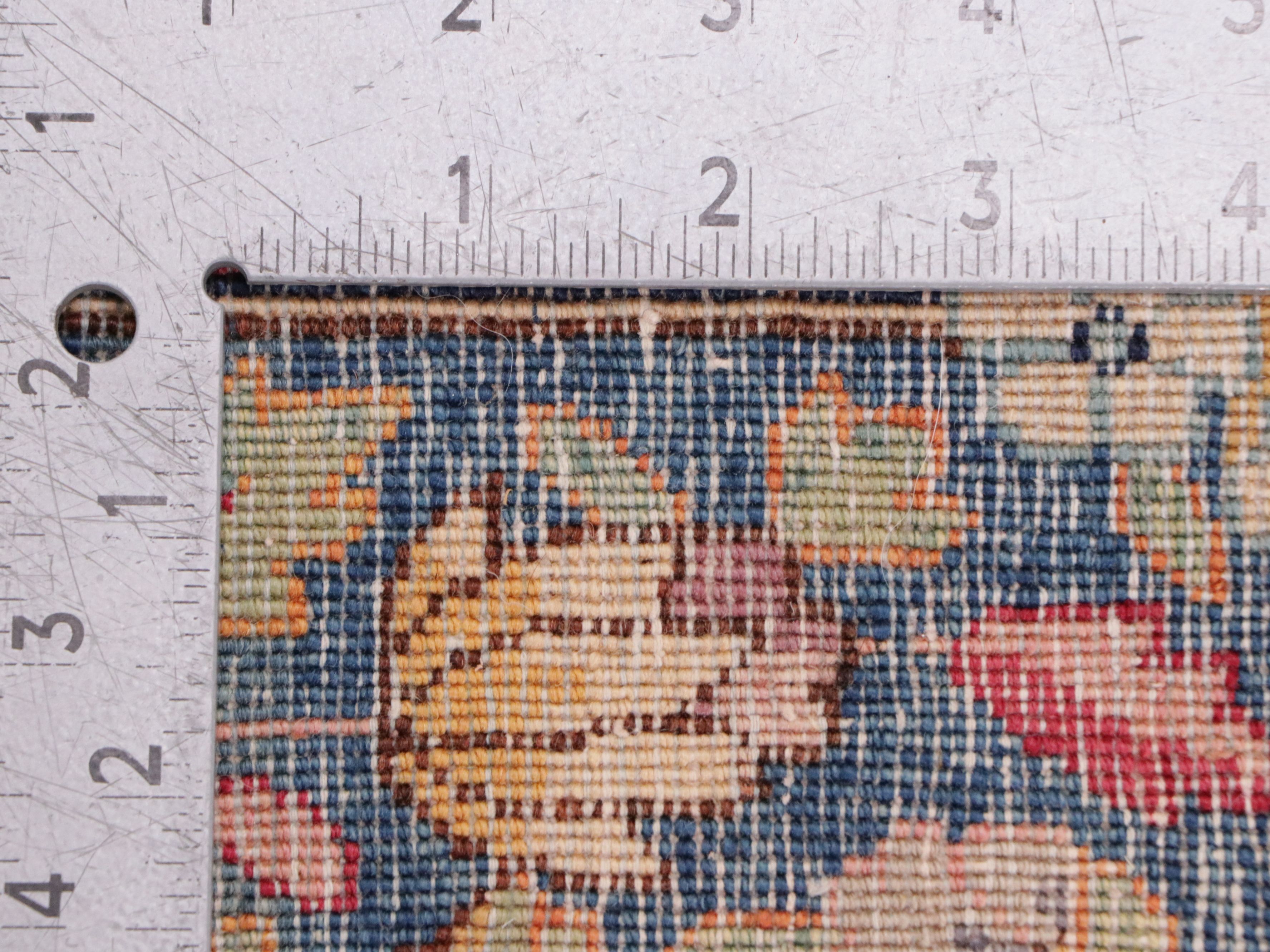 11'9 x 15'11 Hand-Knotted Persian Kerman Room-Sized Rug