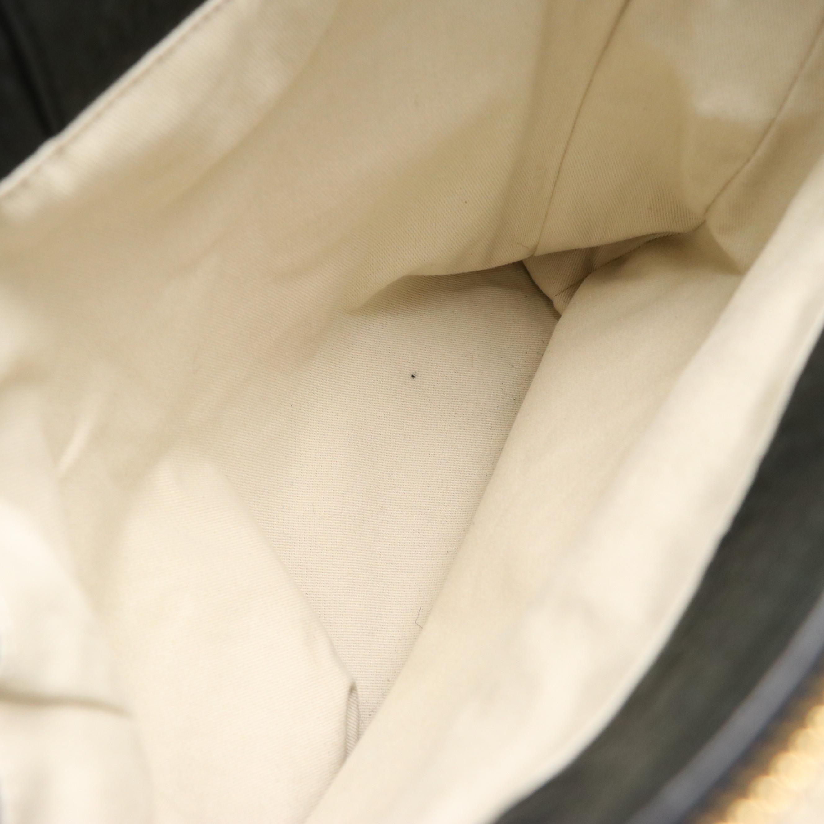 Gryson Shoulder Satchel in Black Crinkled Lambskin Leather