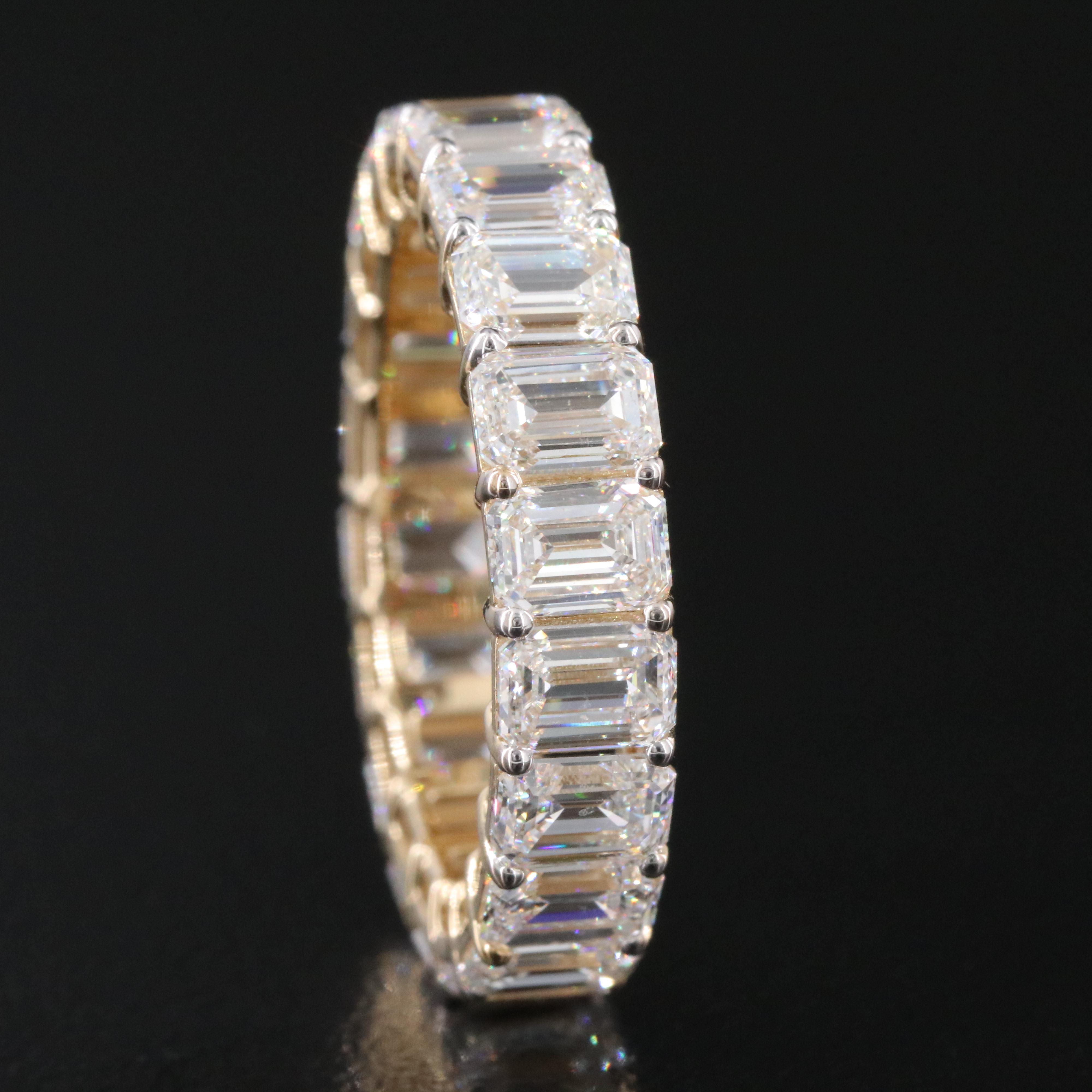14K 7.29 CTW Lab Grown Diamond Eternity Band
