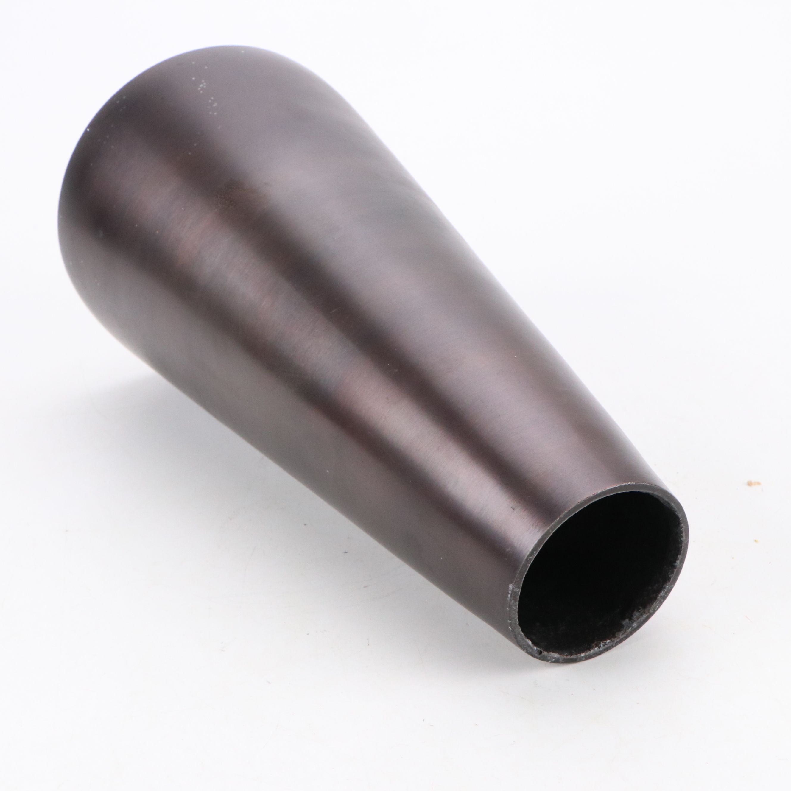 Modernist Bronzed Metal Vessels with Conical Bases