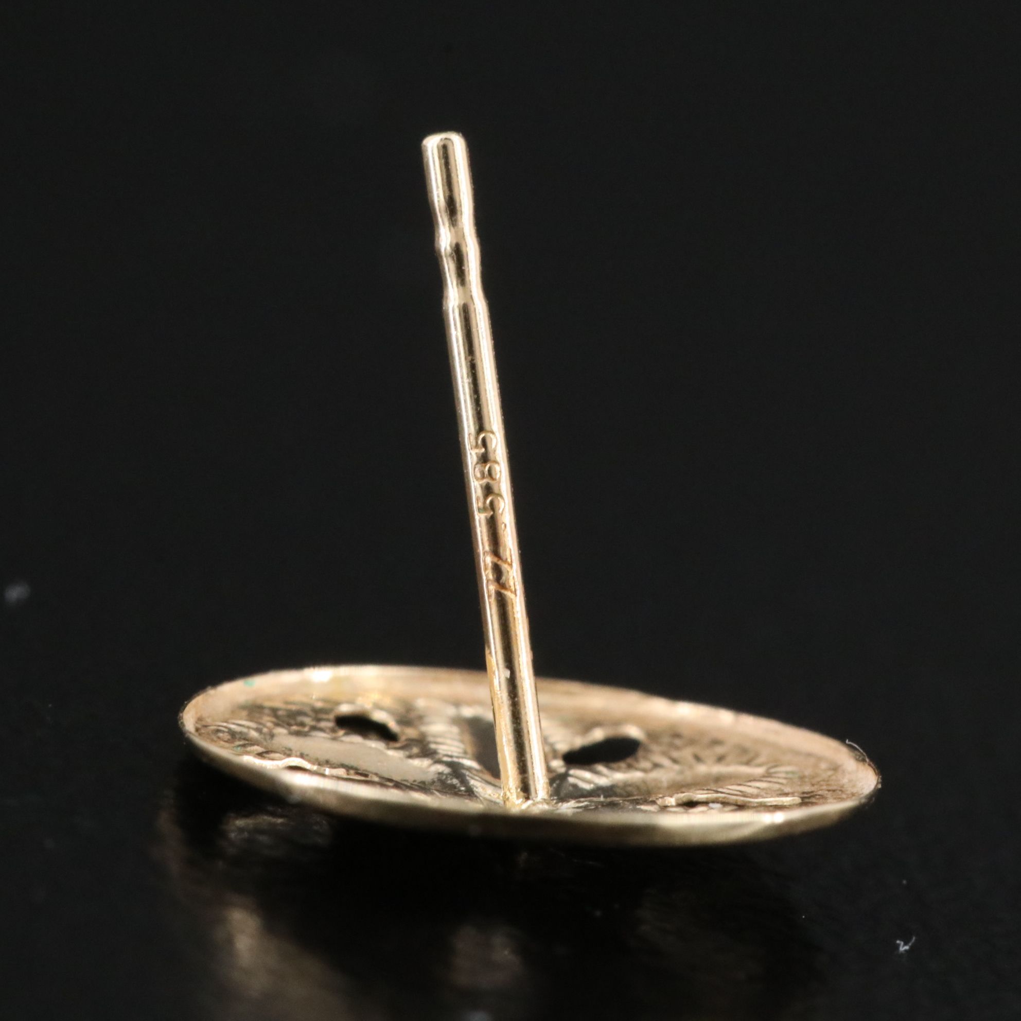 14K Sand Dollar Earrings