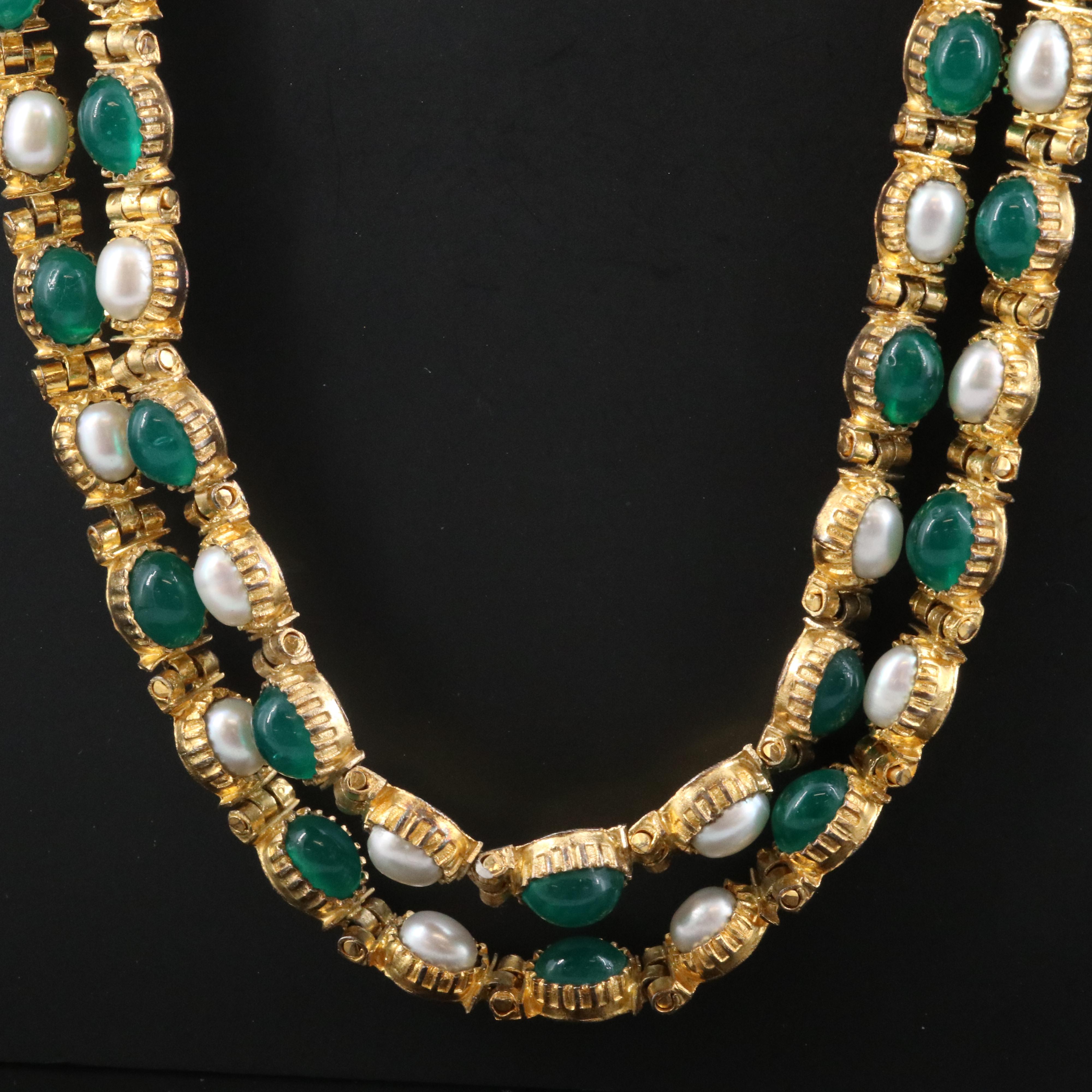 Indian Style Gemstone Necklace