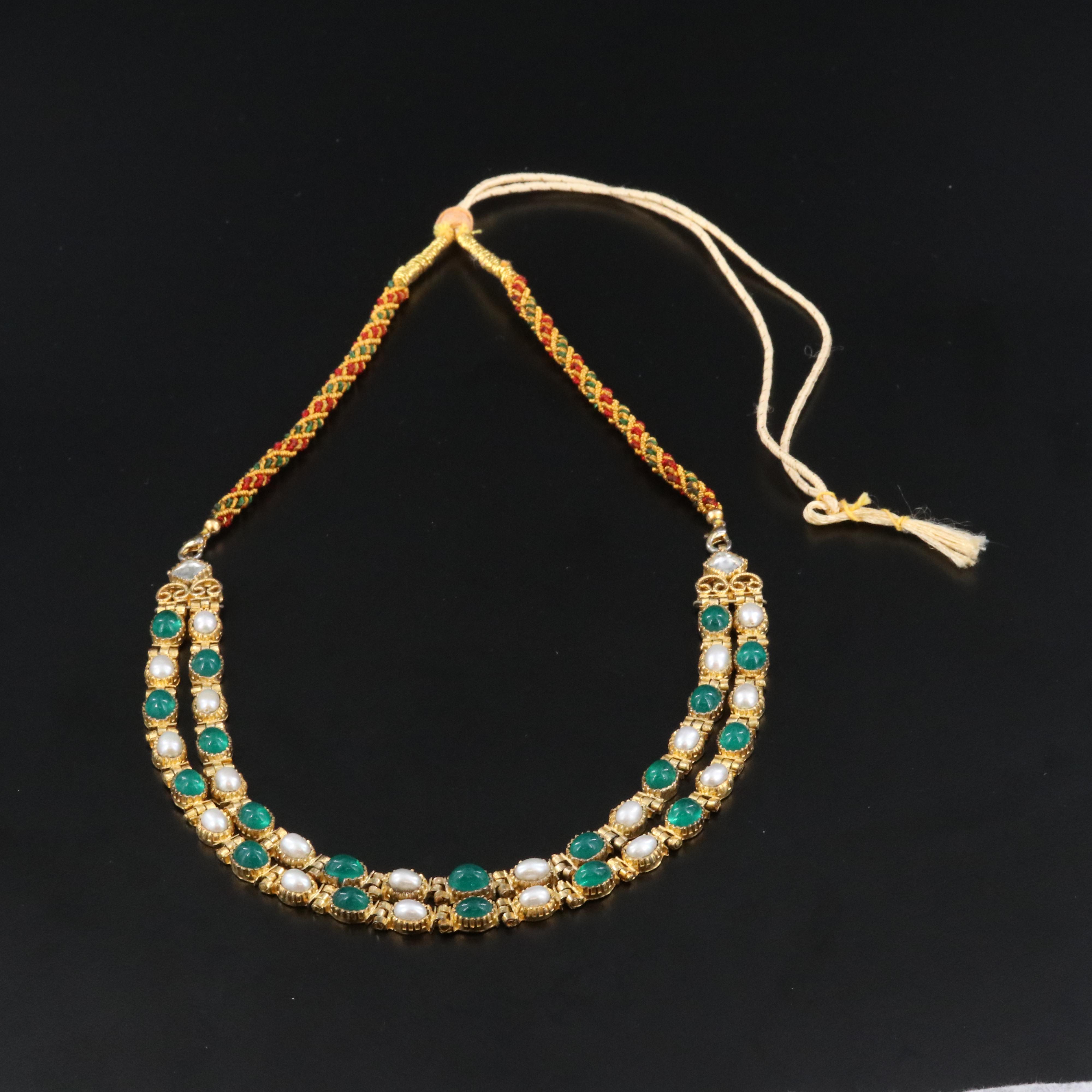 Indian Style Gemstone Necklace