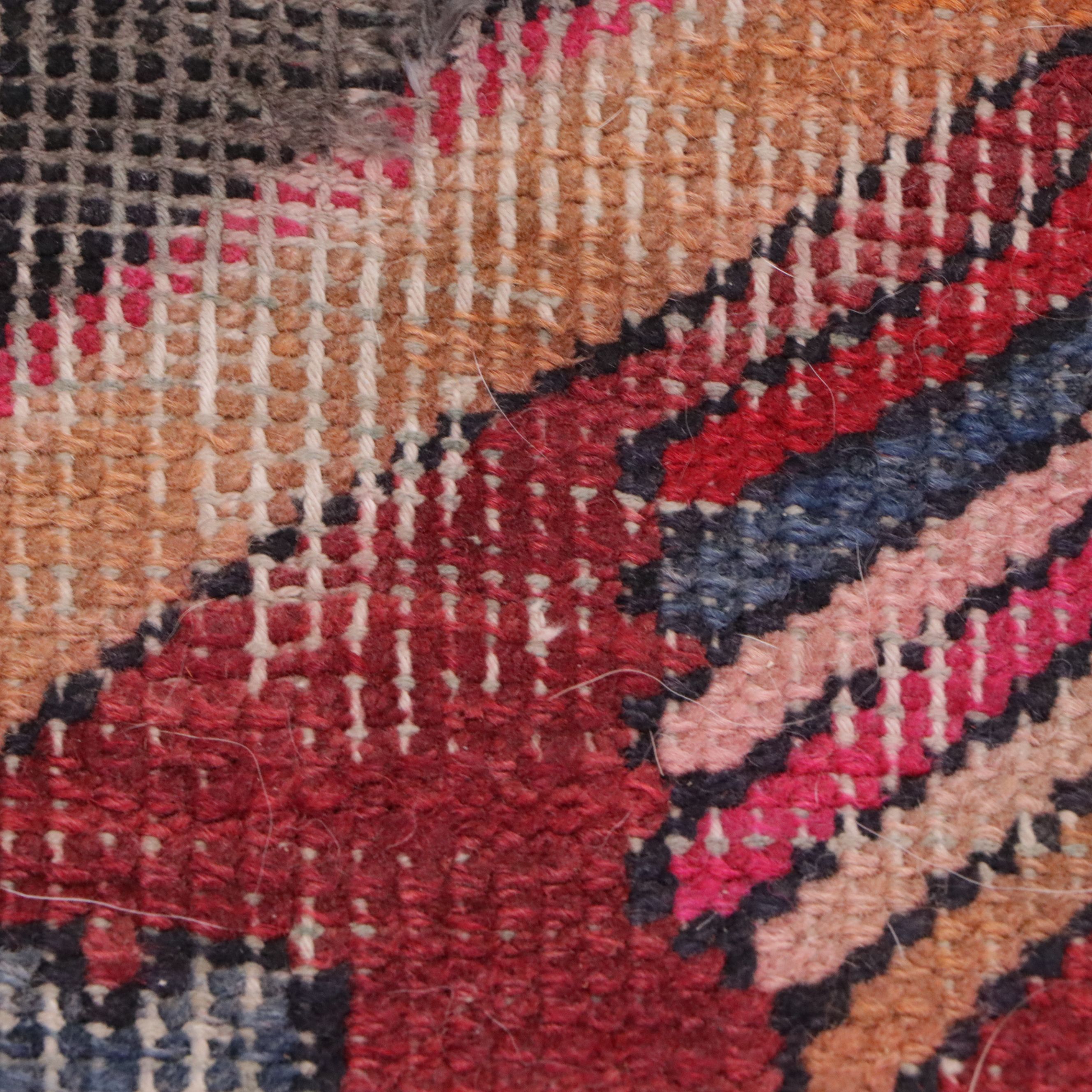 3'6 x 10'3 Hand-Knotted Caucasian Long Rug