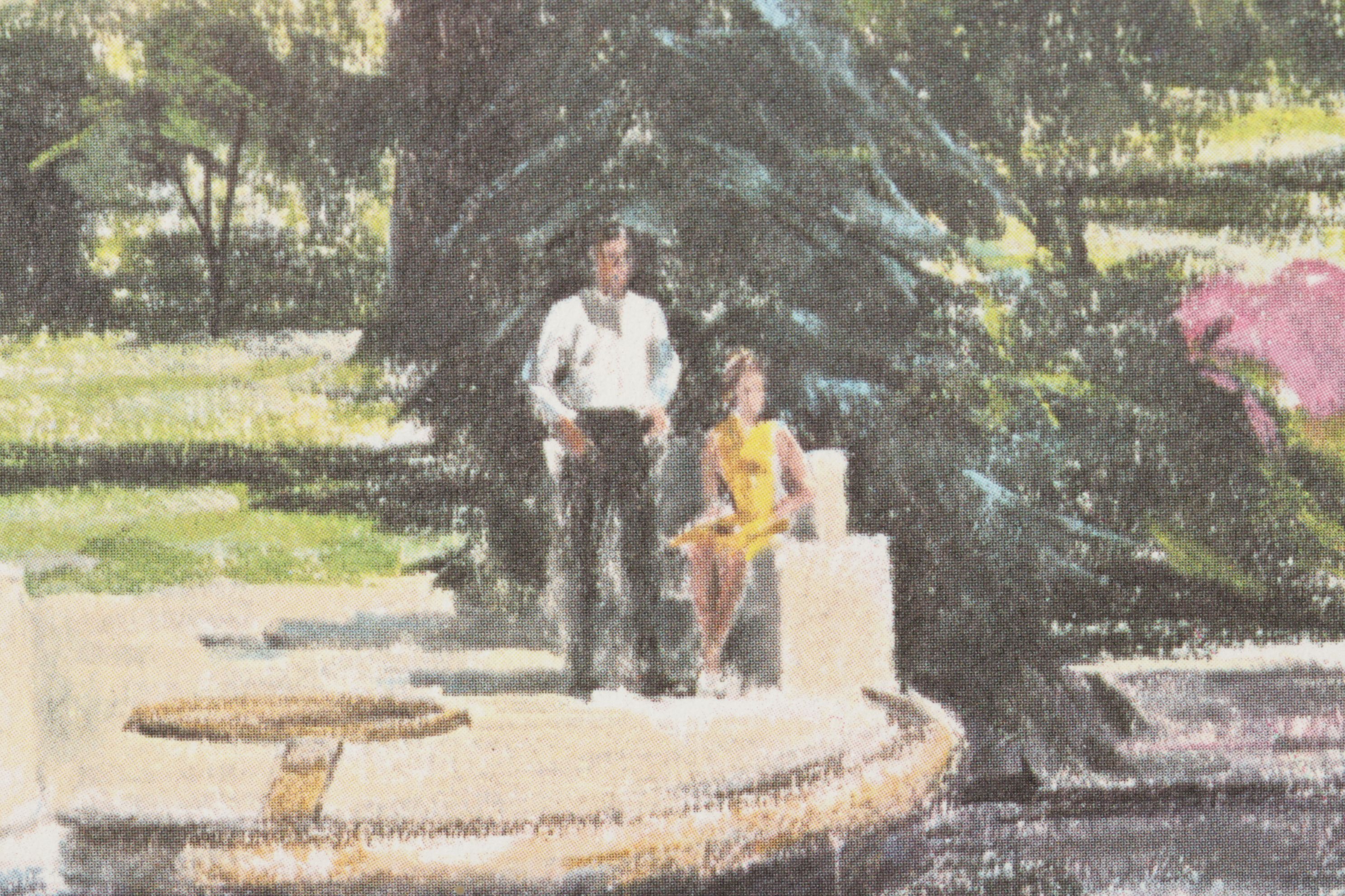 Offset Lithograph After R. Childress "Mirror Lake - Ohio State University", 1969