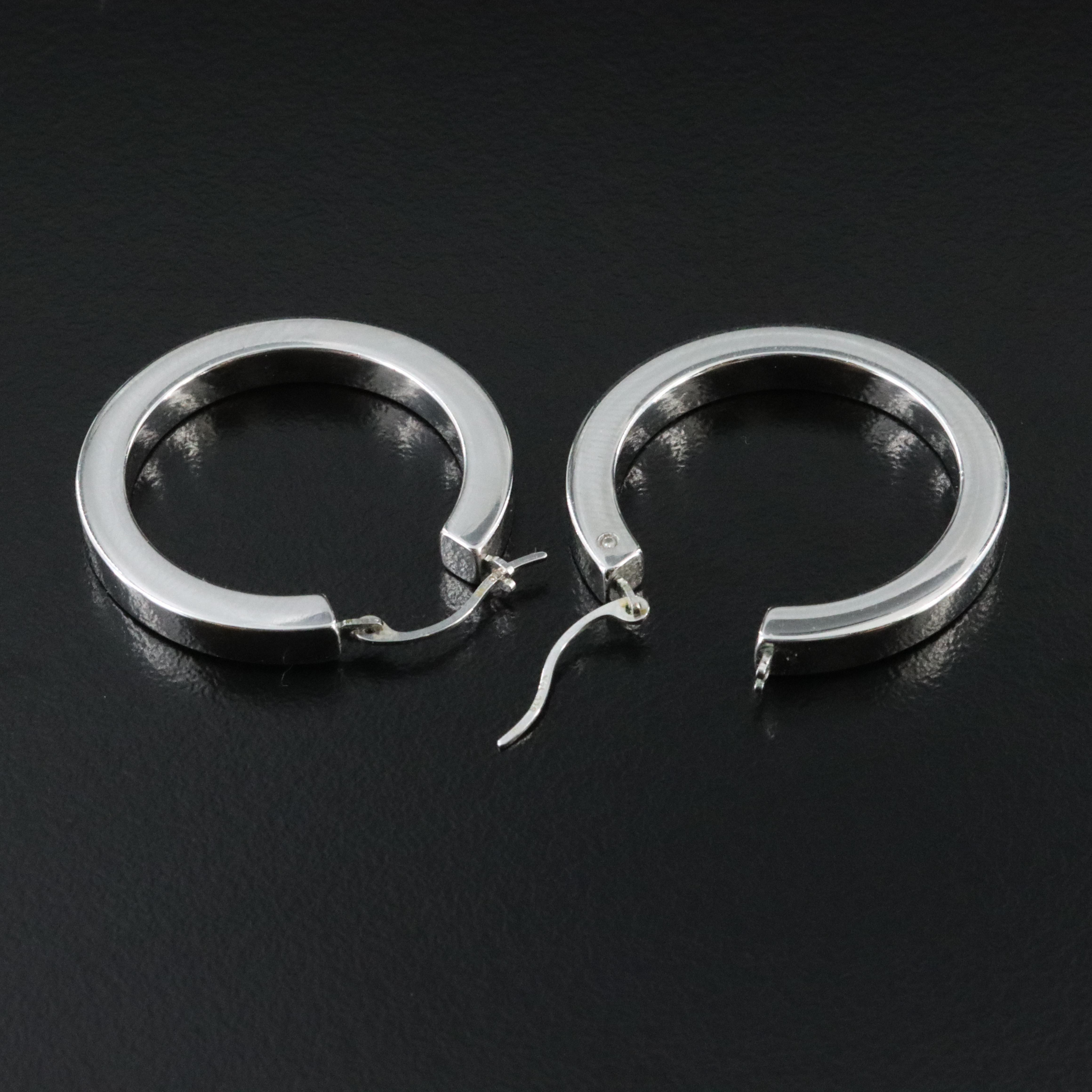 14K Electroformed Hoop Earrings