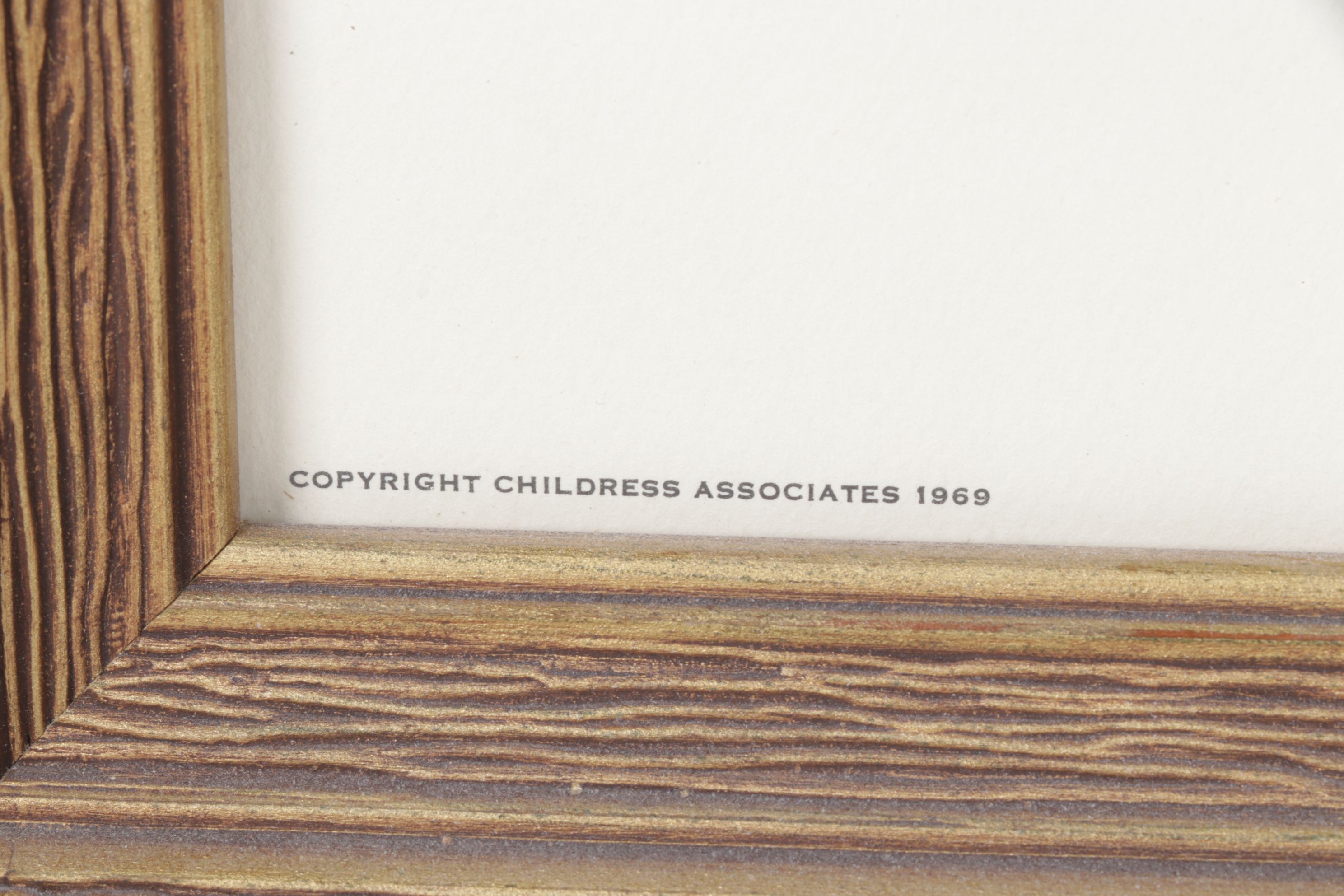 Offset Lithograph After R. Childress "Mirror Lake - Ohio State University", 1969