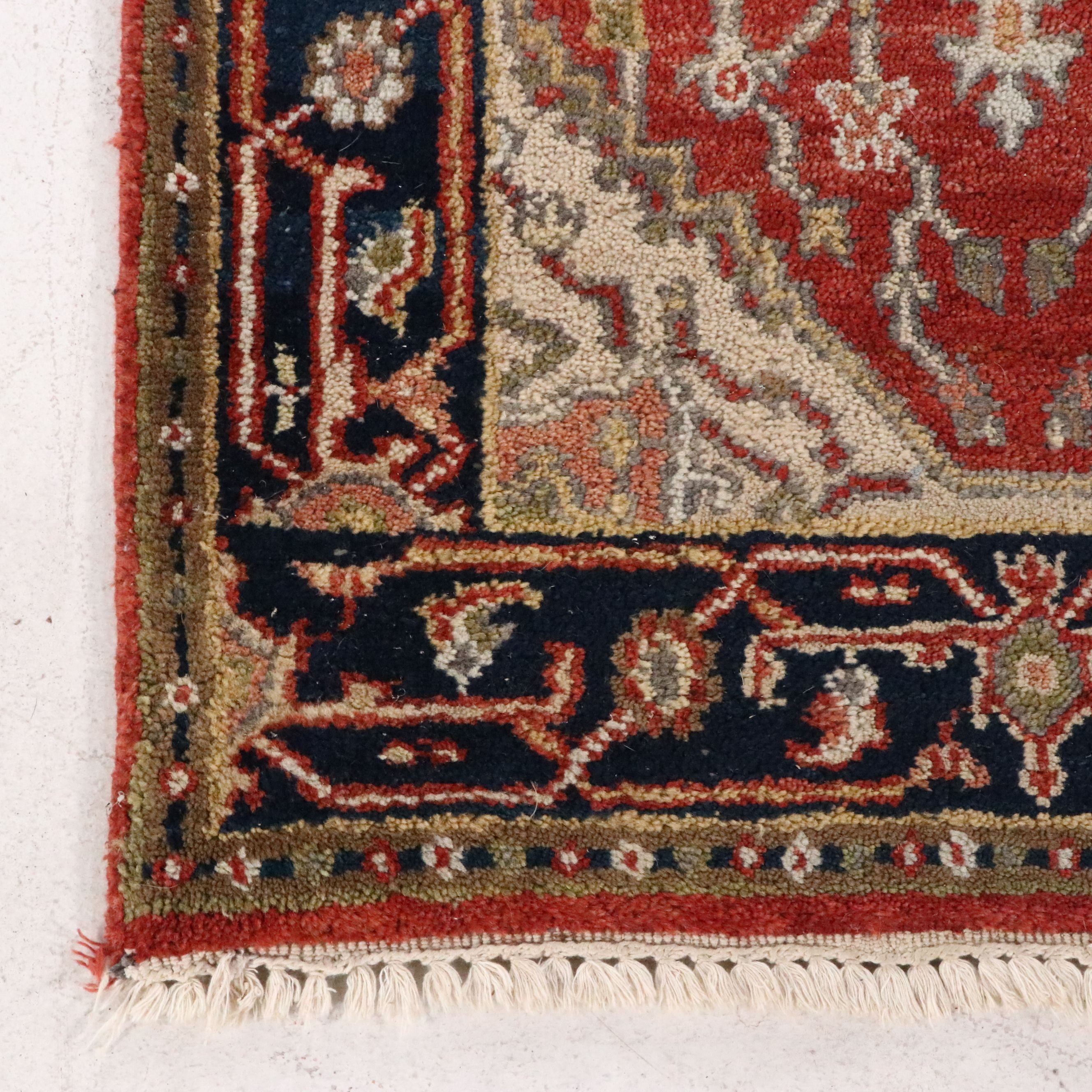 2'7 x 10'4 Hand-Knotted Indo-Persian Serapi Carpet Runner