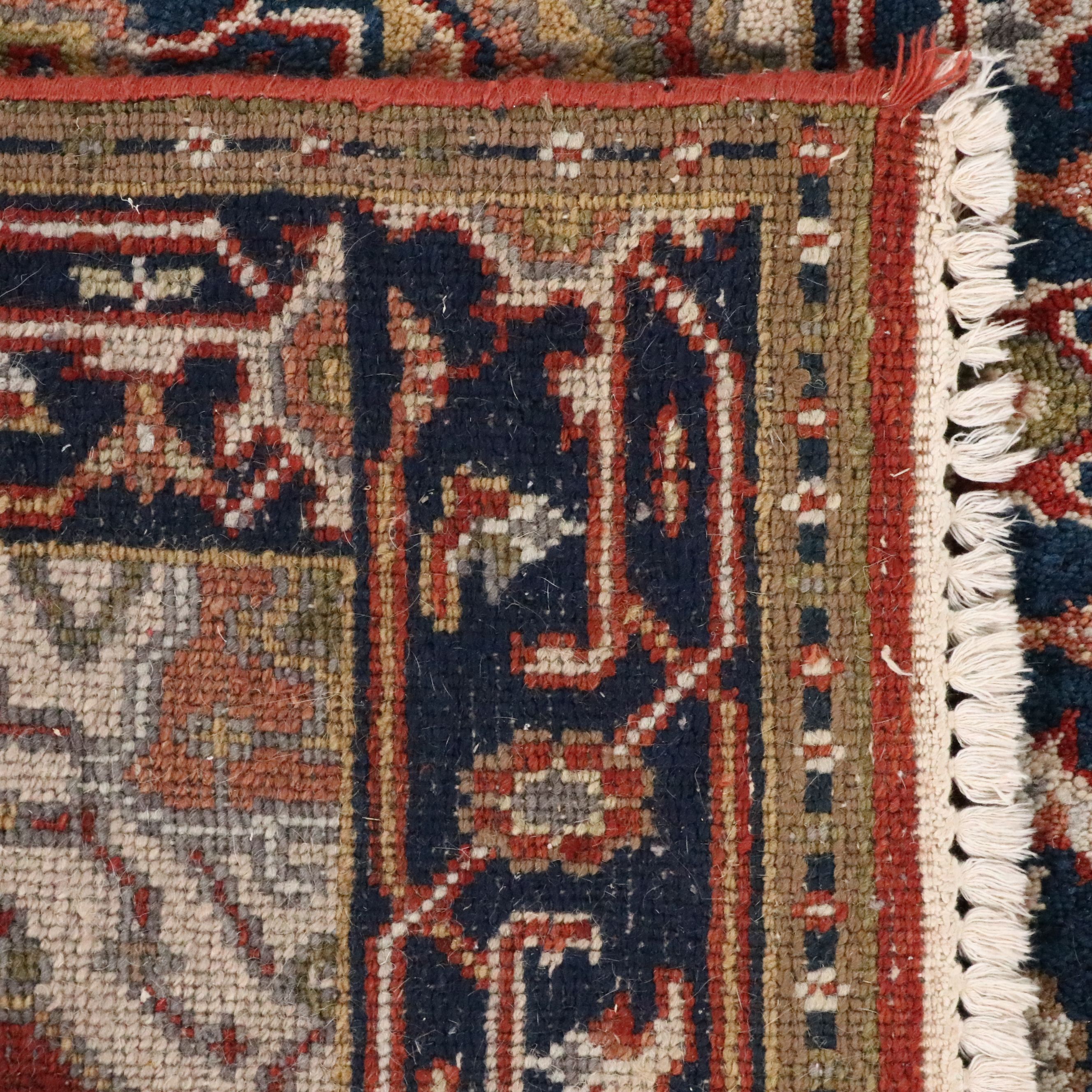 2'7 x 10'4 Hand-Knotted Indo-Persian Serapi Carpet Runner