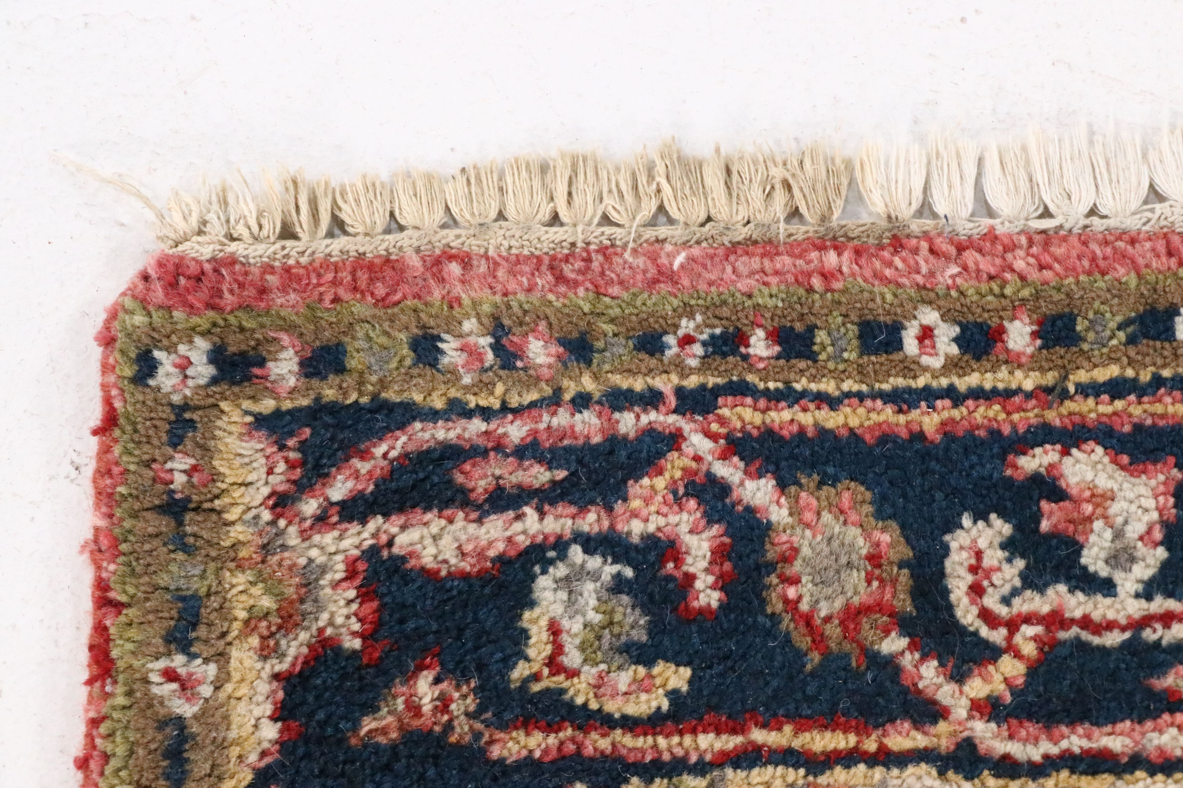 2'7 x 10'4 Hand-Knotted Indo-Persian Serapi Carpet Runner
