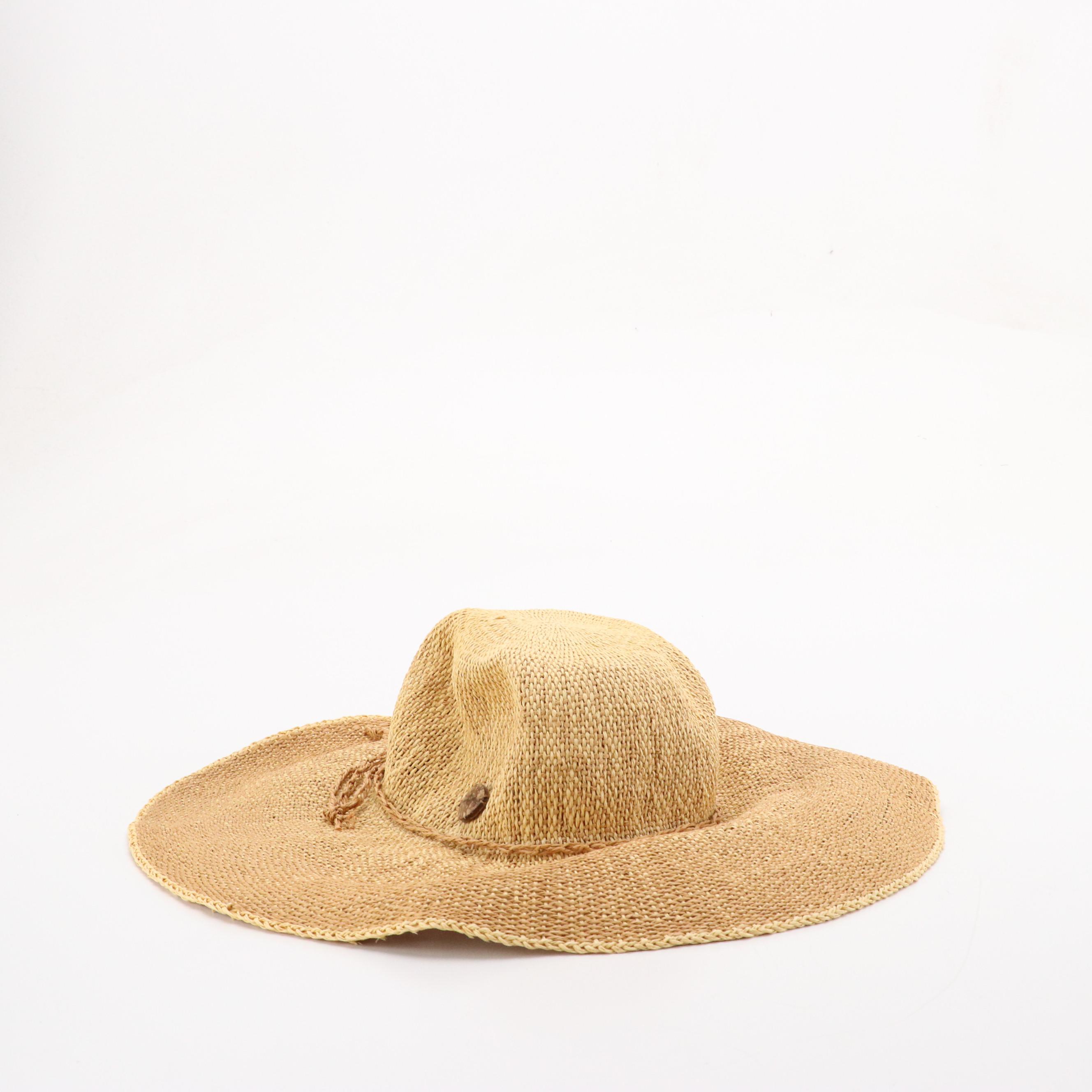 Panama Jack Floppy Toyo Straw Sun Hat