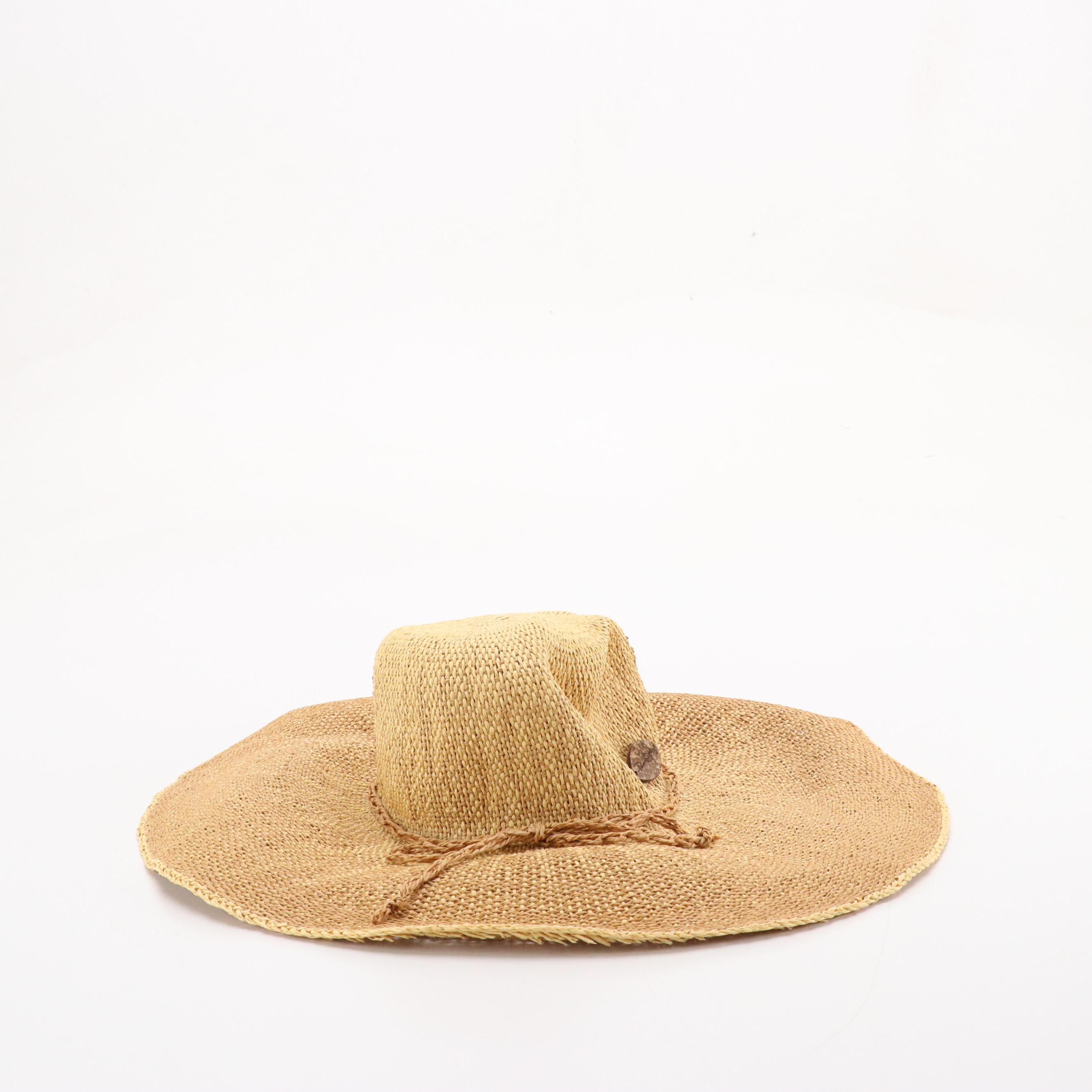 Panama Jack Floppy Toyo Straw Sun Hat