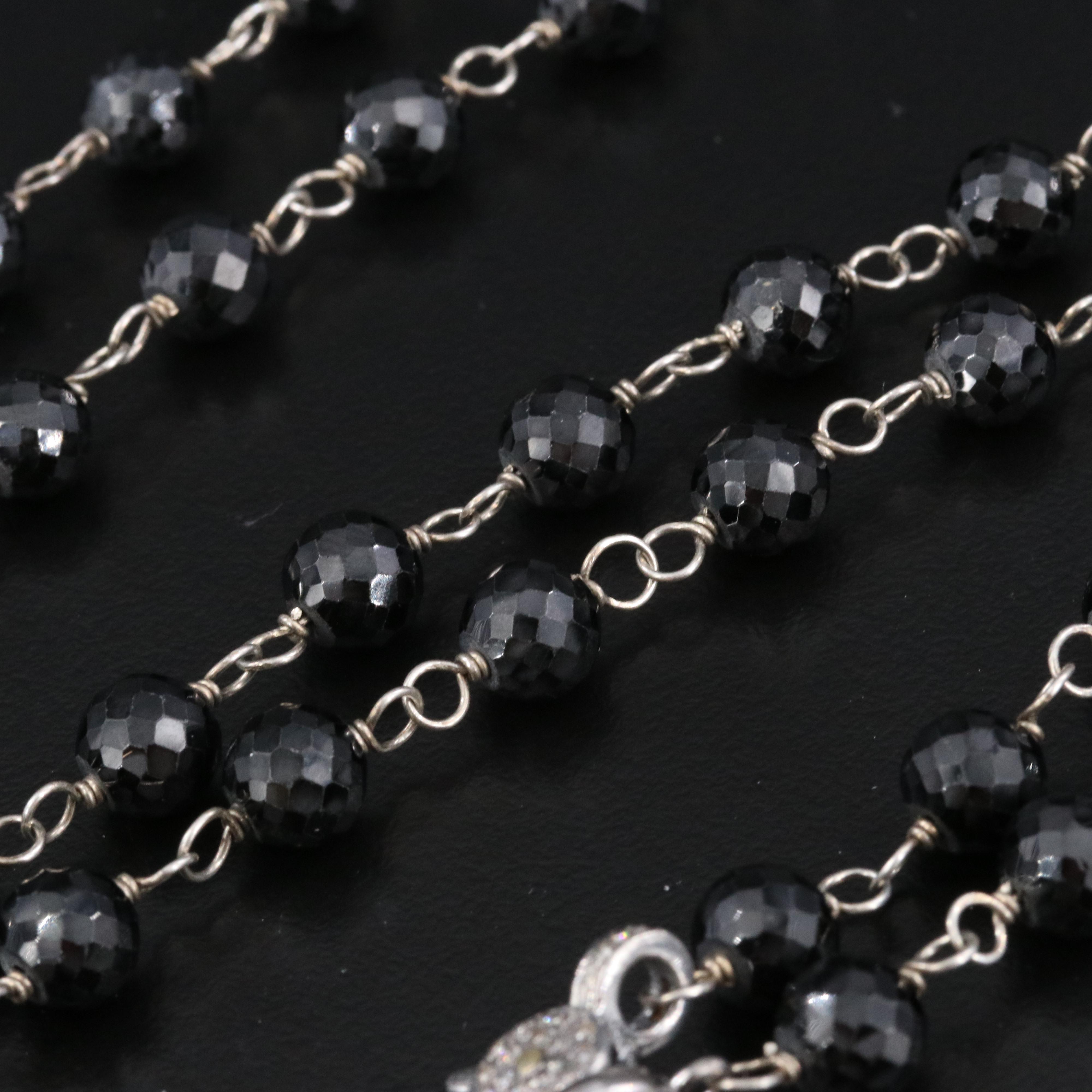 Sheryl Lowe Gemstone Buddha and Bar Pendant Necklace