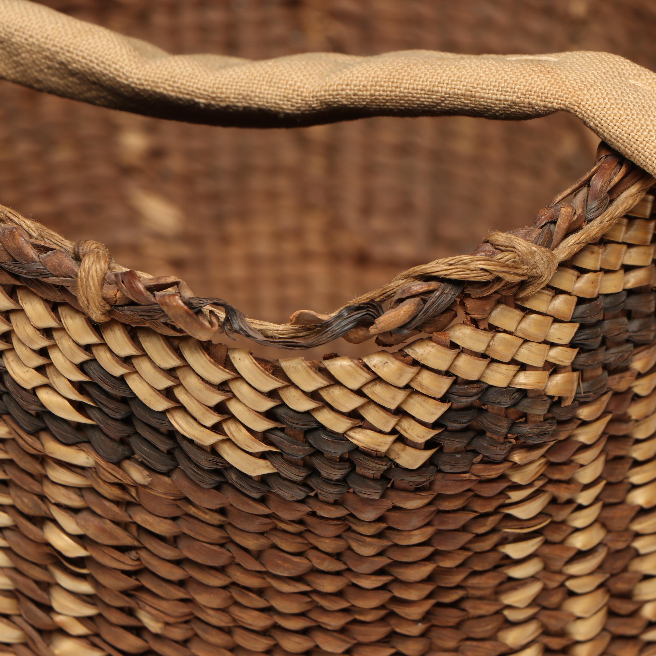 Indigenous Pacific Northwest Coast Gathering Basket
