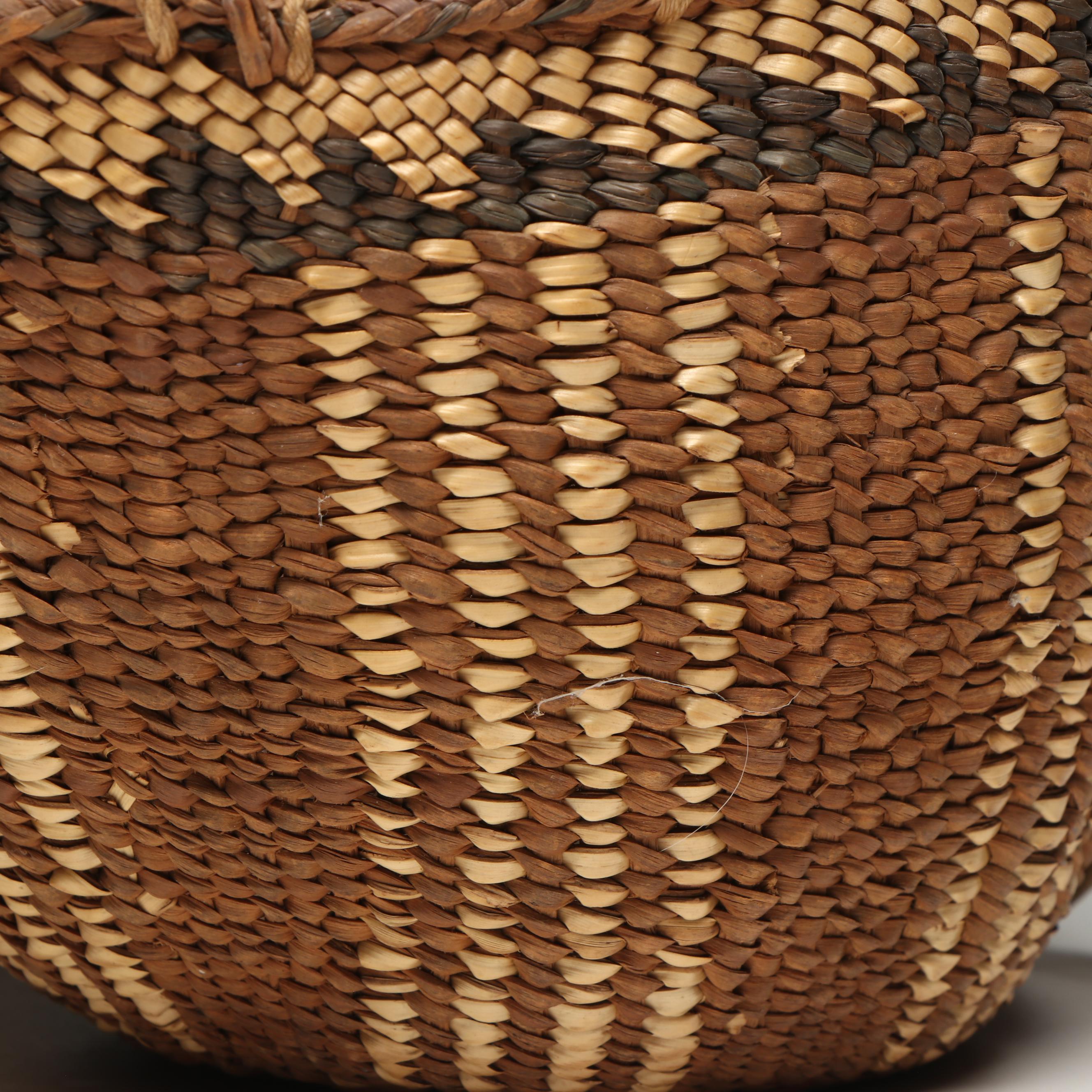 Indigenous Pacific Northwest Coast Gathering Basket