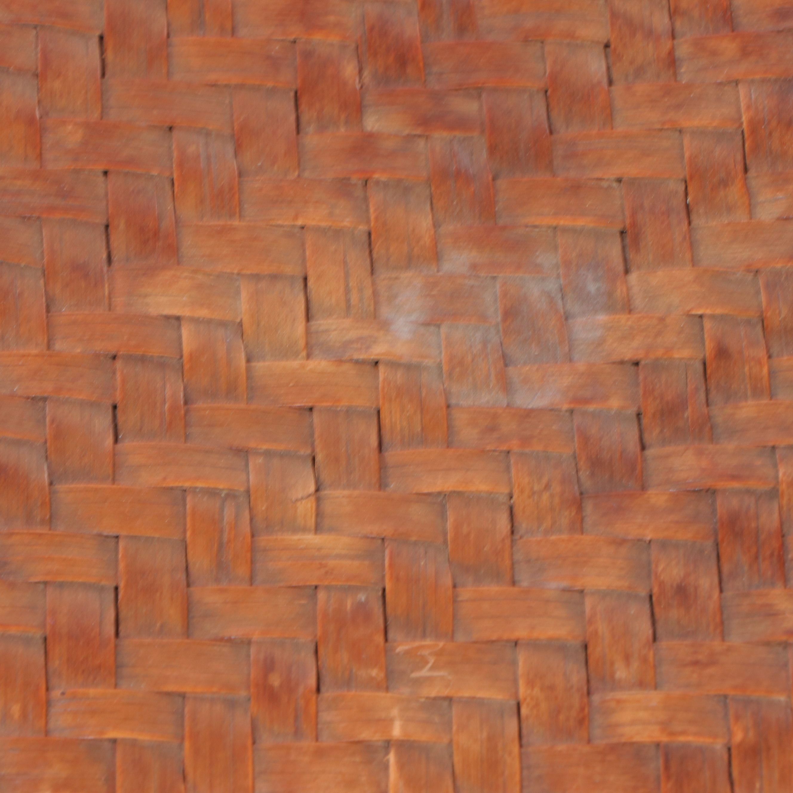 Antique American Primitive Ladder-Back Rocking Chair with Woven Hickory Seat