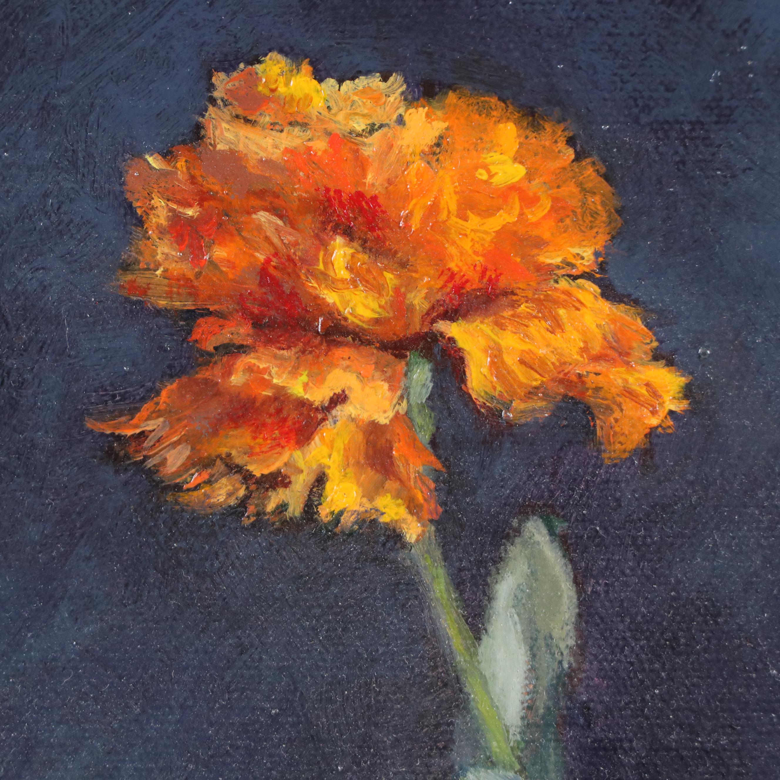 BJ Wettach Floral Still Life Oil Painting, Late 20th/Early 21st Century