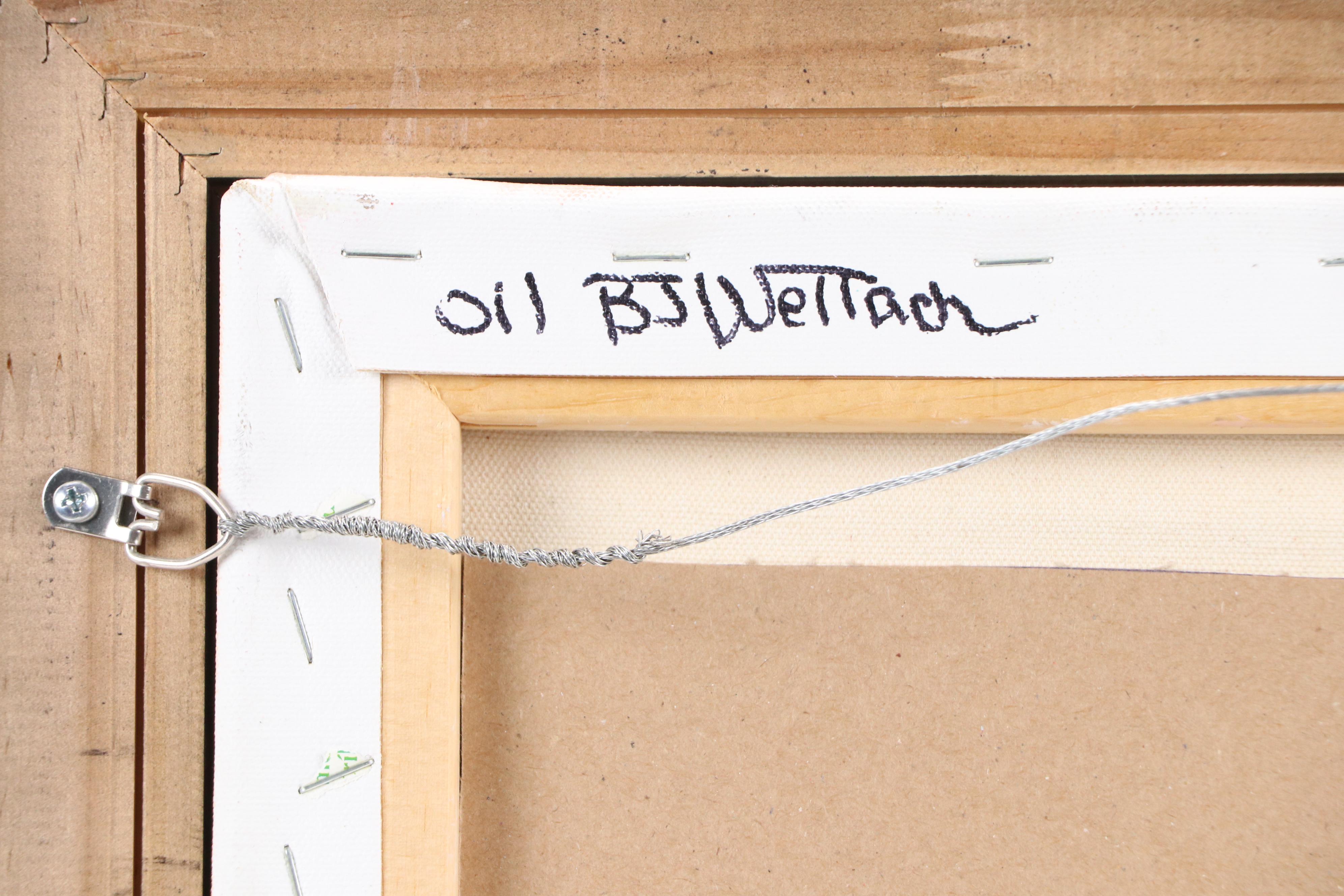 BJ Wettach Floral Still Life Oil Painting, Late 20th/Early 21st Century