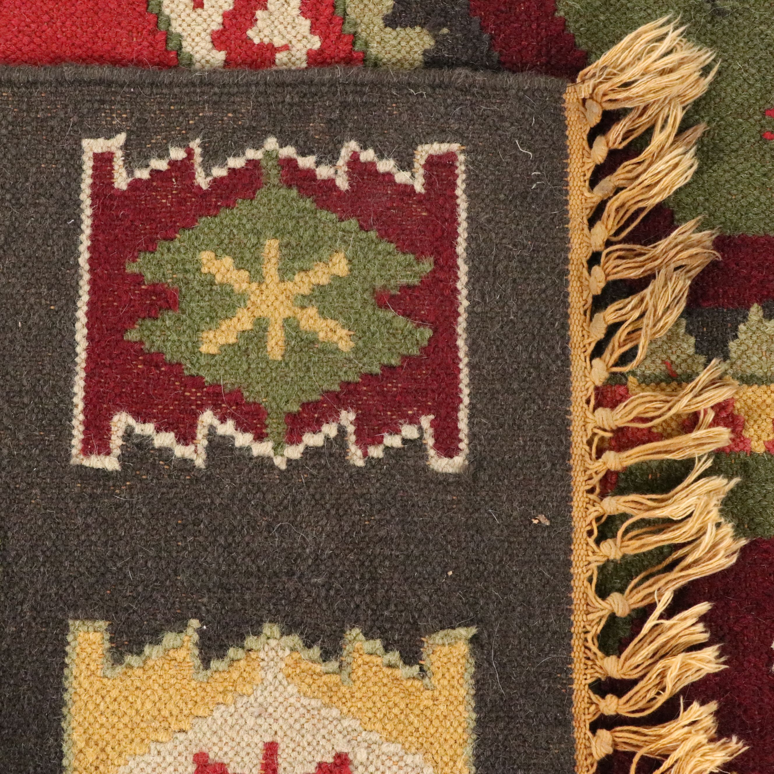 6'3 x 9'11 Handwoven Turkish Malatya Area Rug