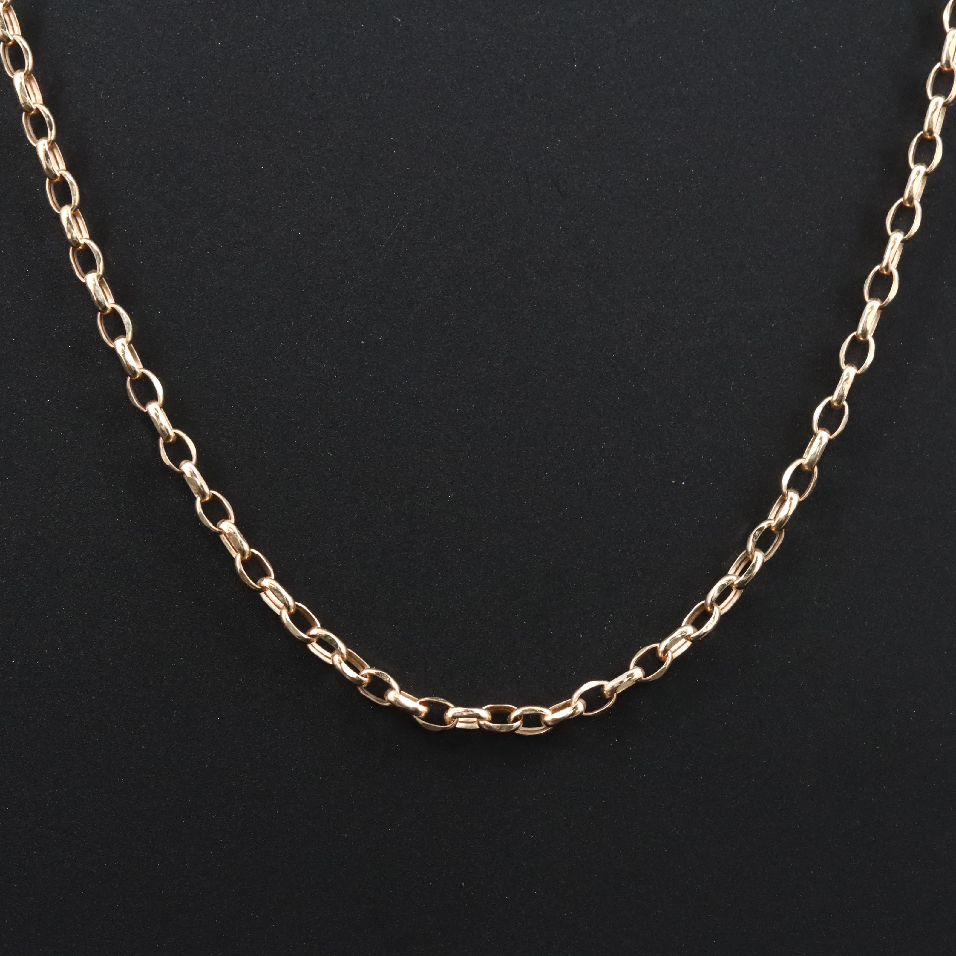 14K Cable Chain Necklace