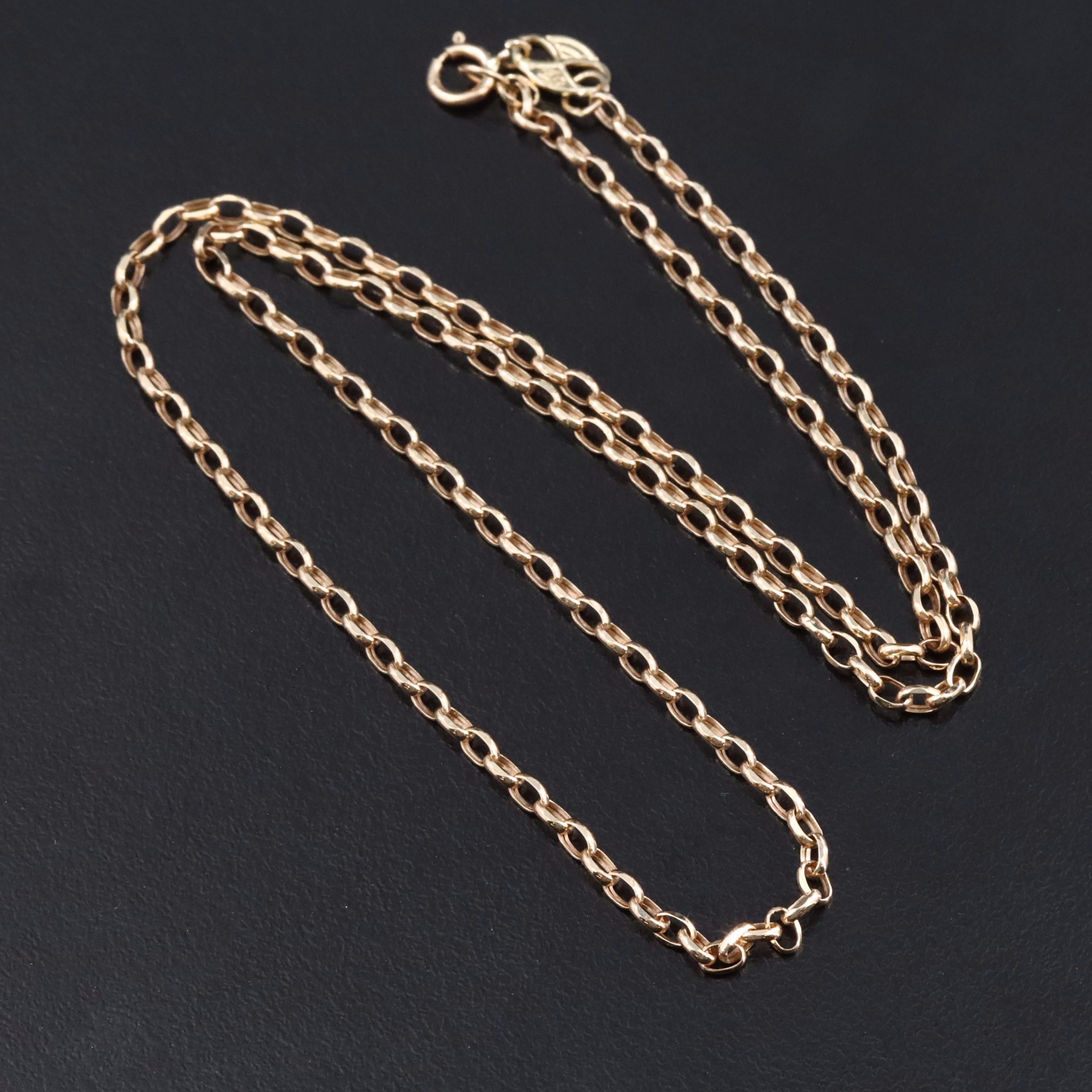 14K Cable Chain Necklace