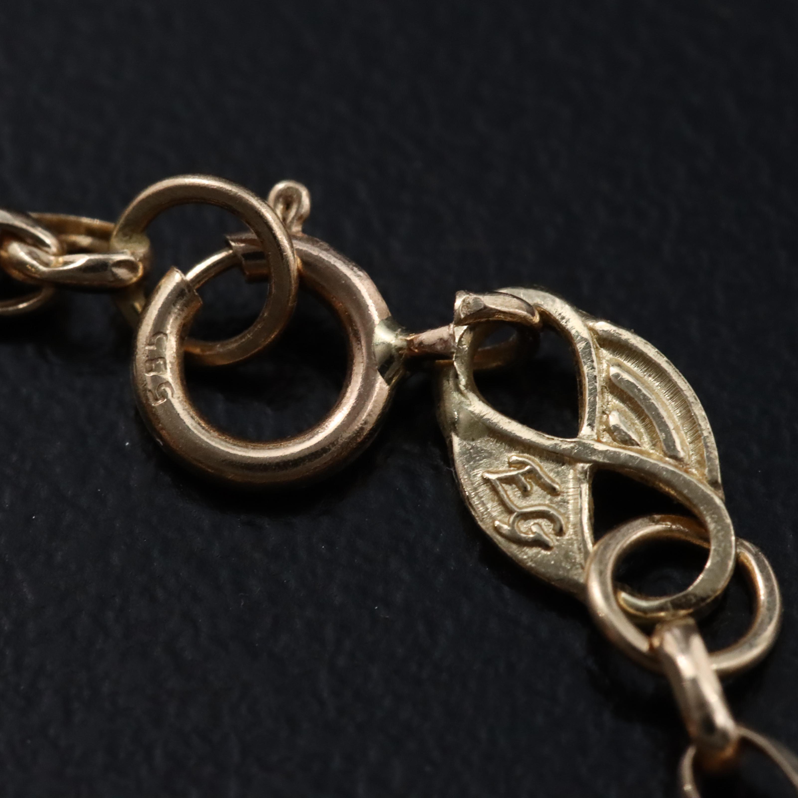 14K Cable Chain Necklace