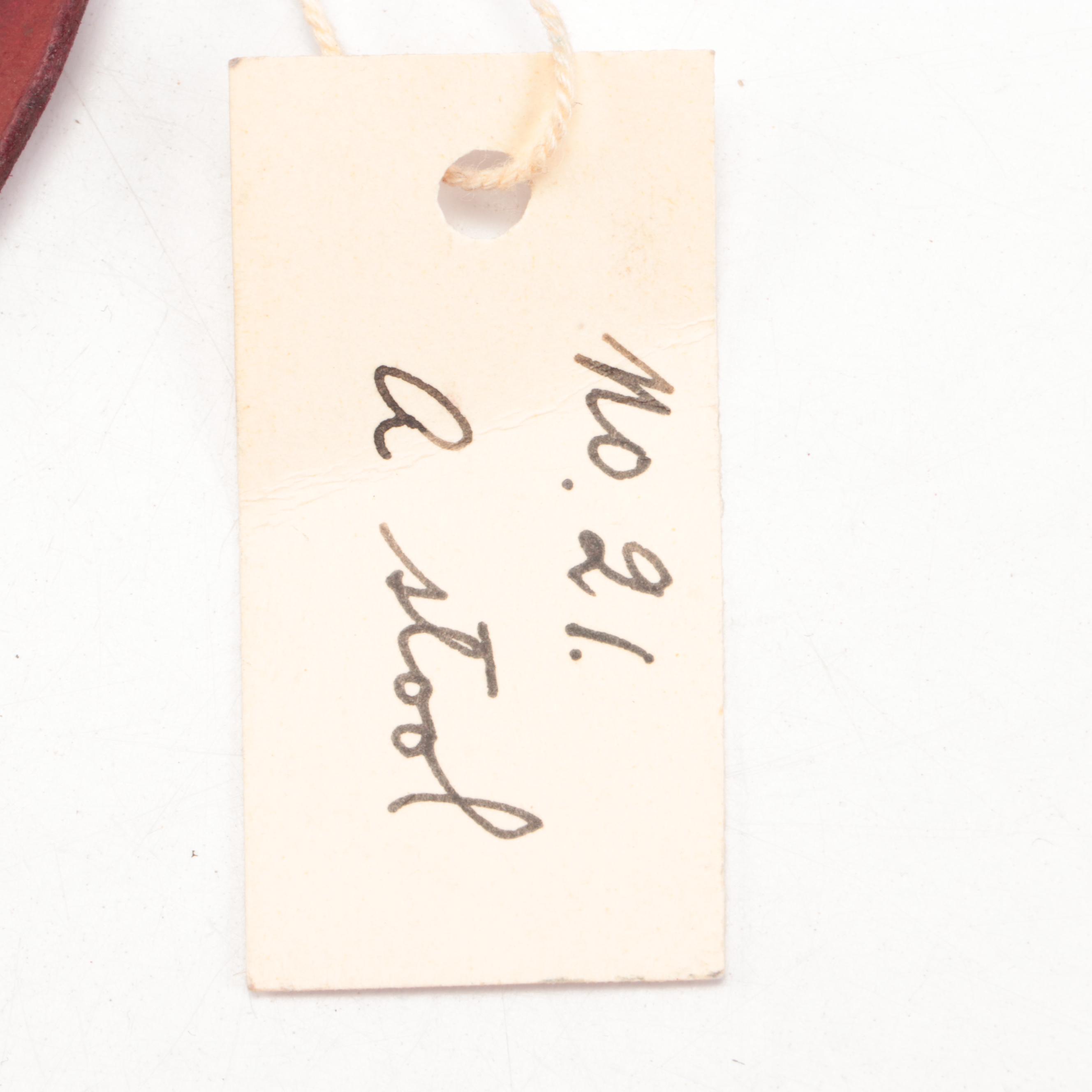 Chinese Stool Vellum Shadow Puppet Props, Circa 1870