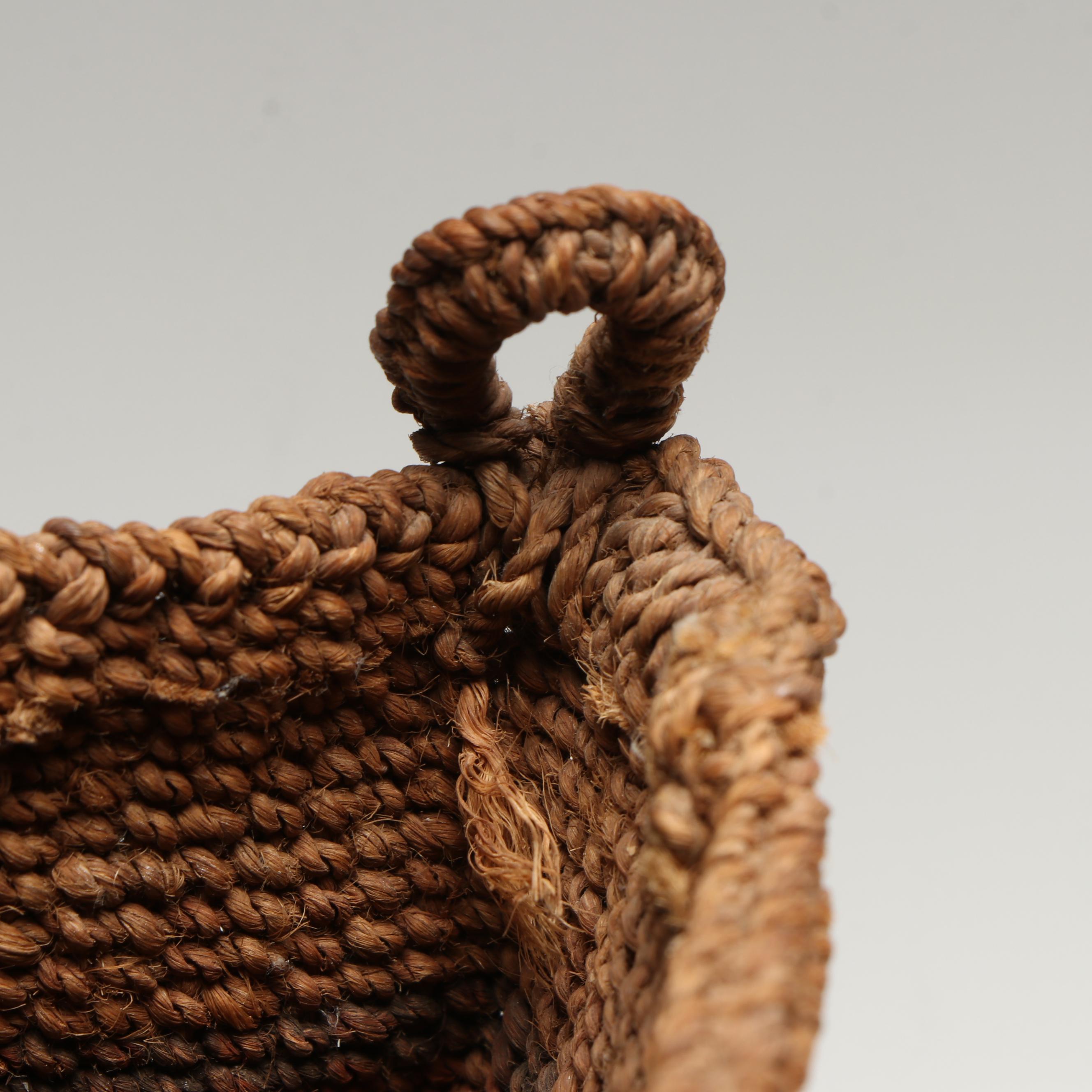 Indigenous Pacific Northwest Plateau Plaited Puyallup Basket