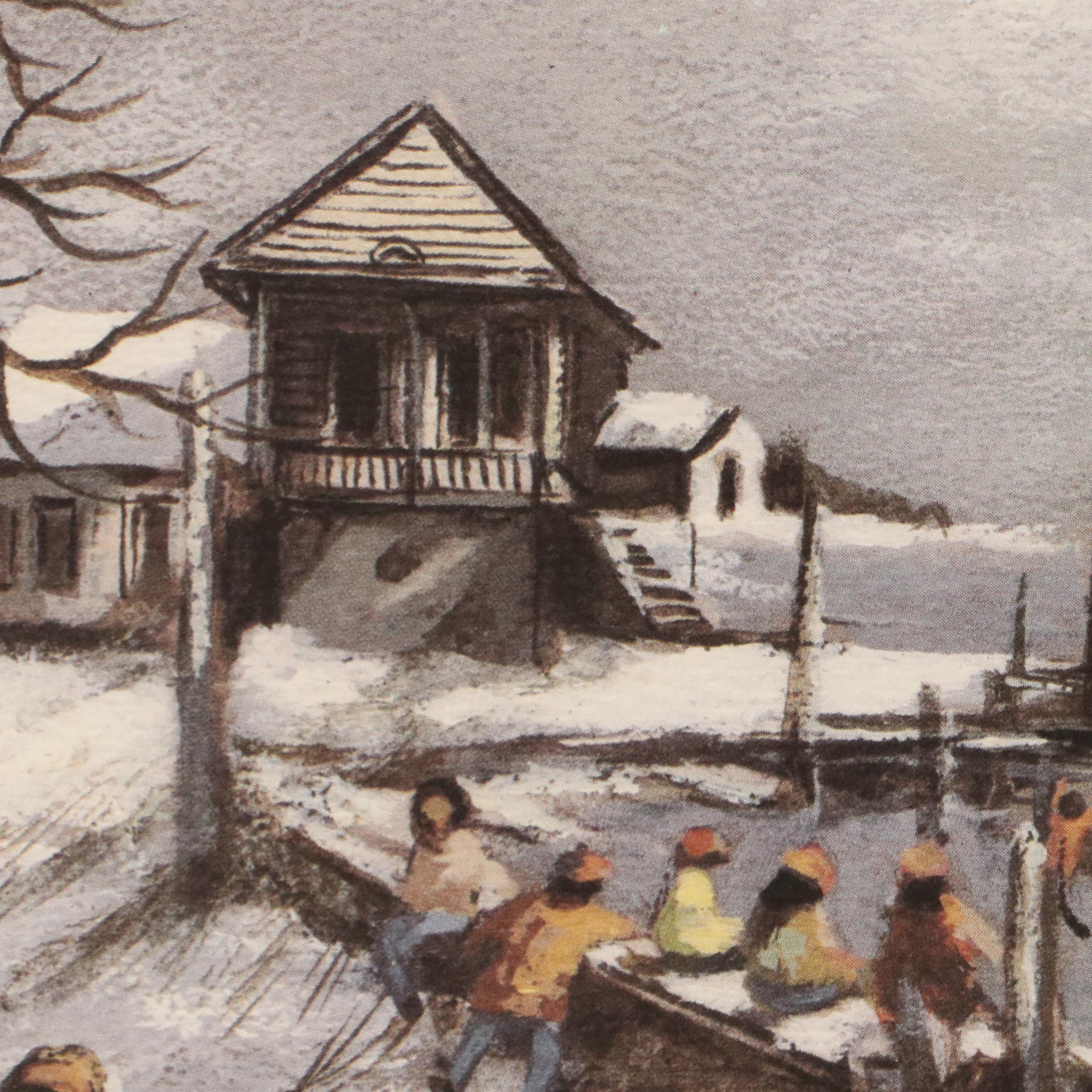 Robert Fabe Offset Lithograph Calendars for 1988 and 1989