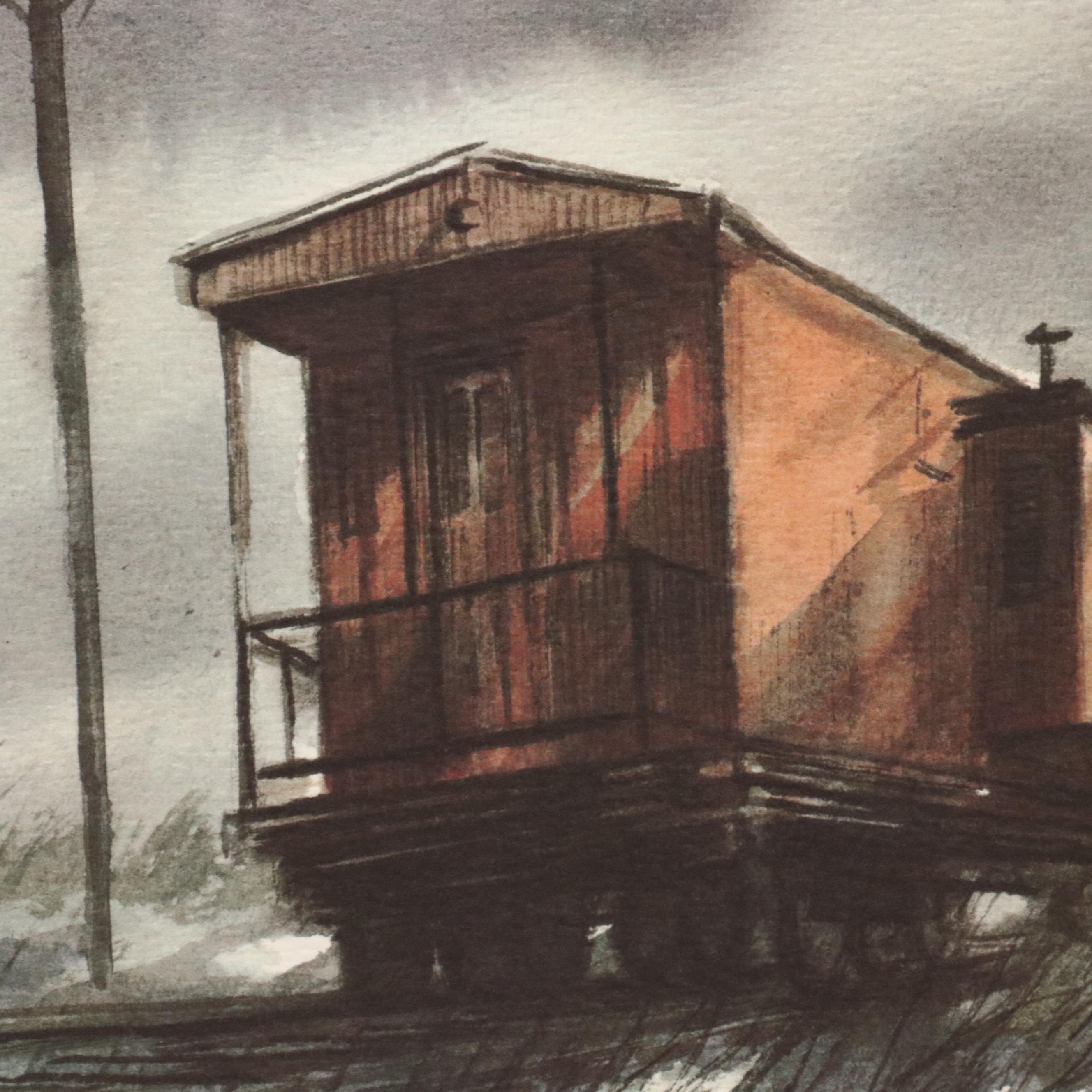 Robert Fabe Offset Lithograph Calendars for 1988 and 1989