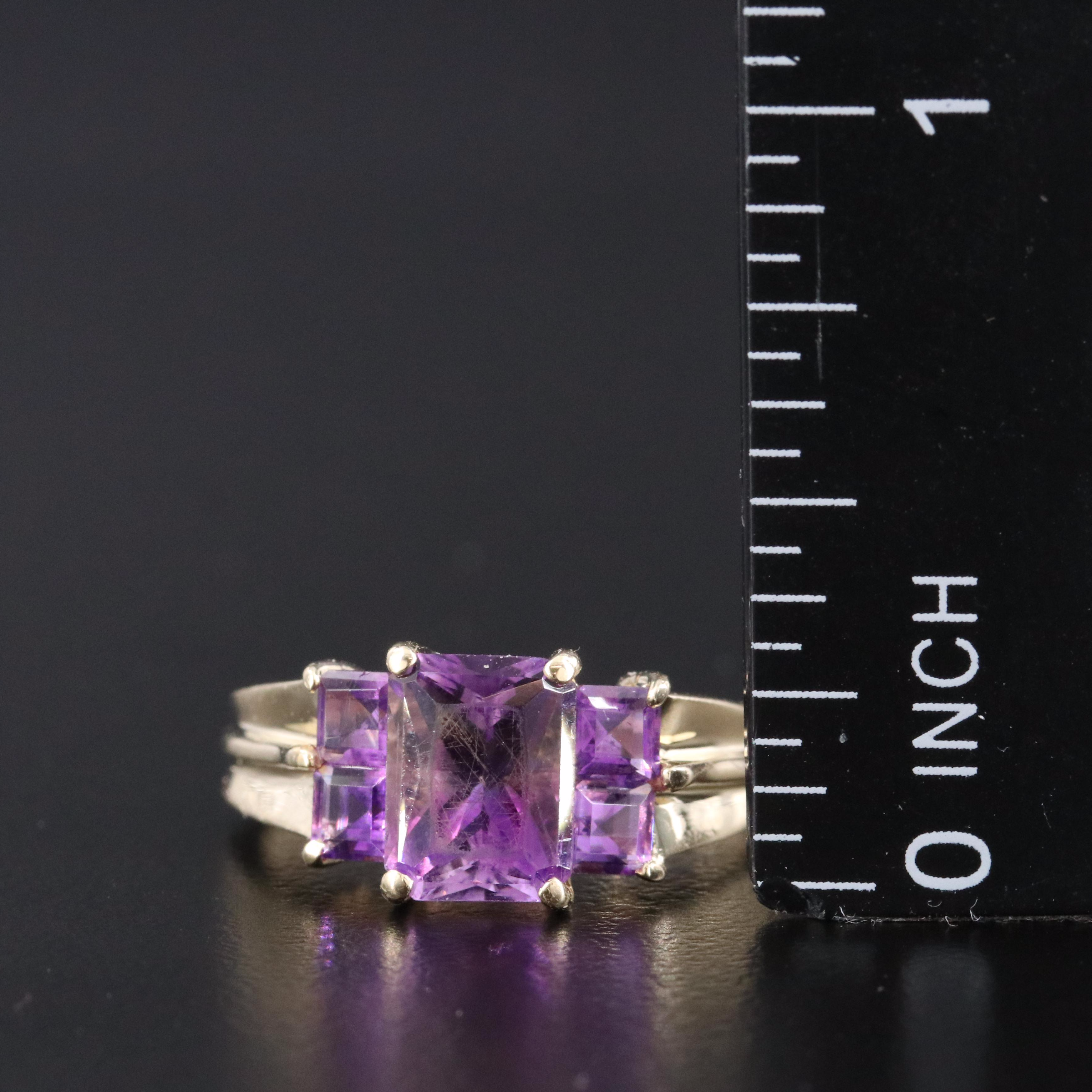 14K Amethyst Ring