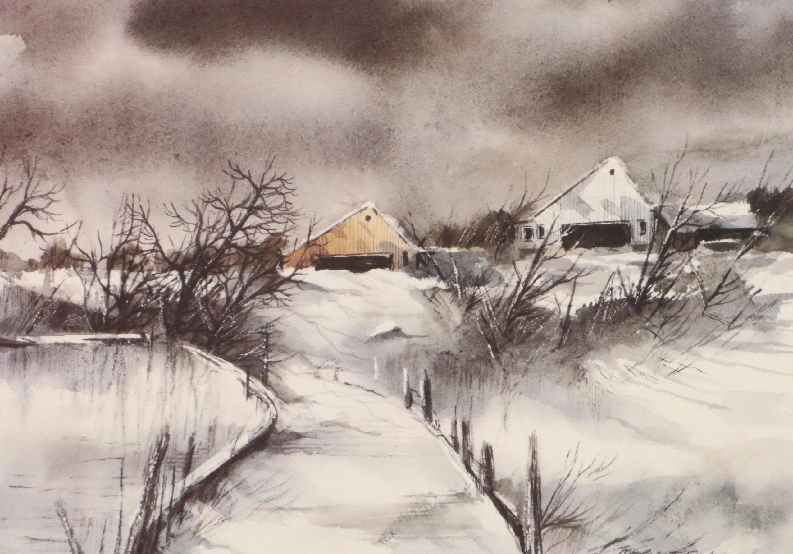 Robert Fabe Offset Lithograph Calendars for 1988 and 1989