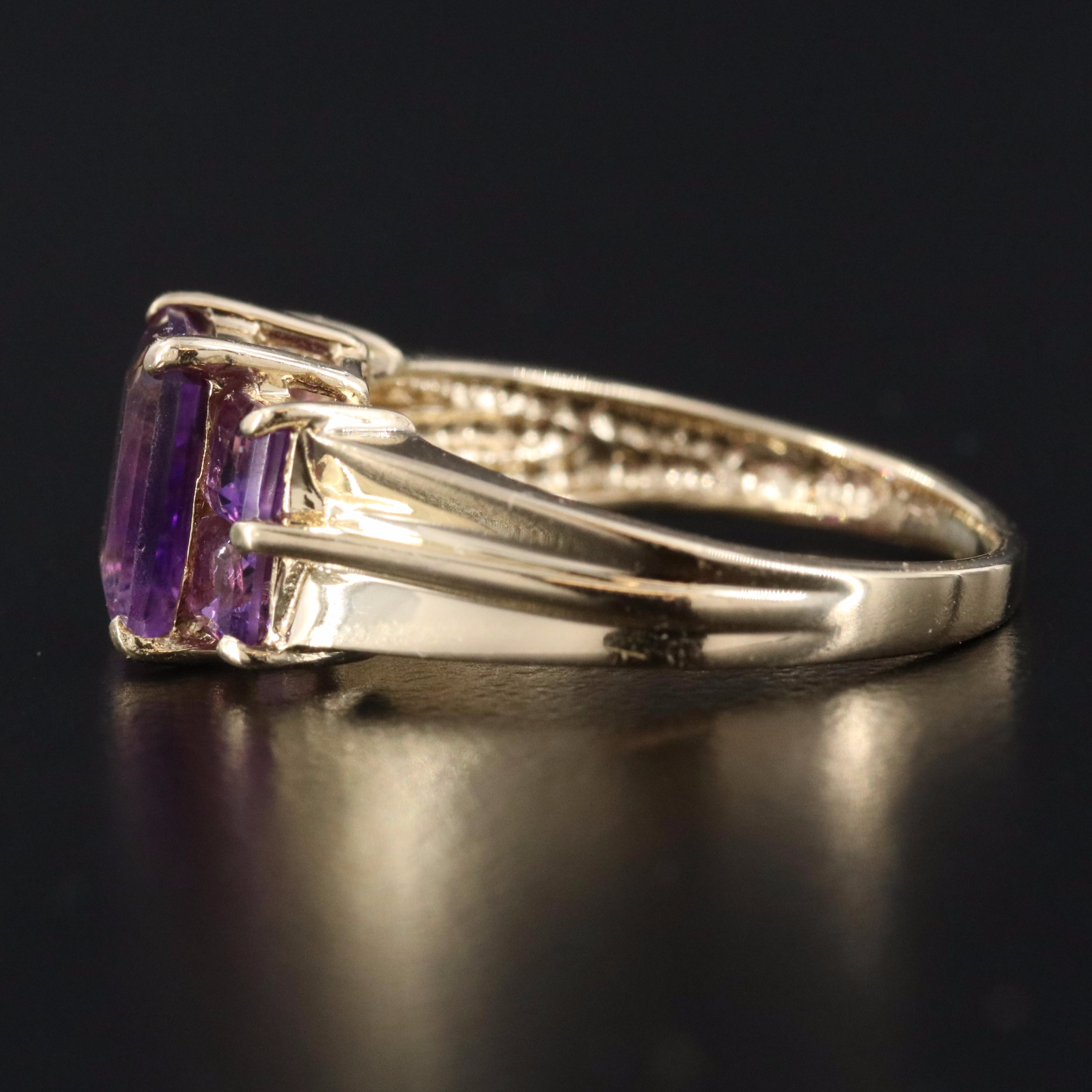 14K Amethyst Ring