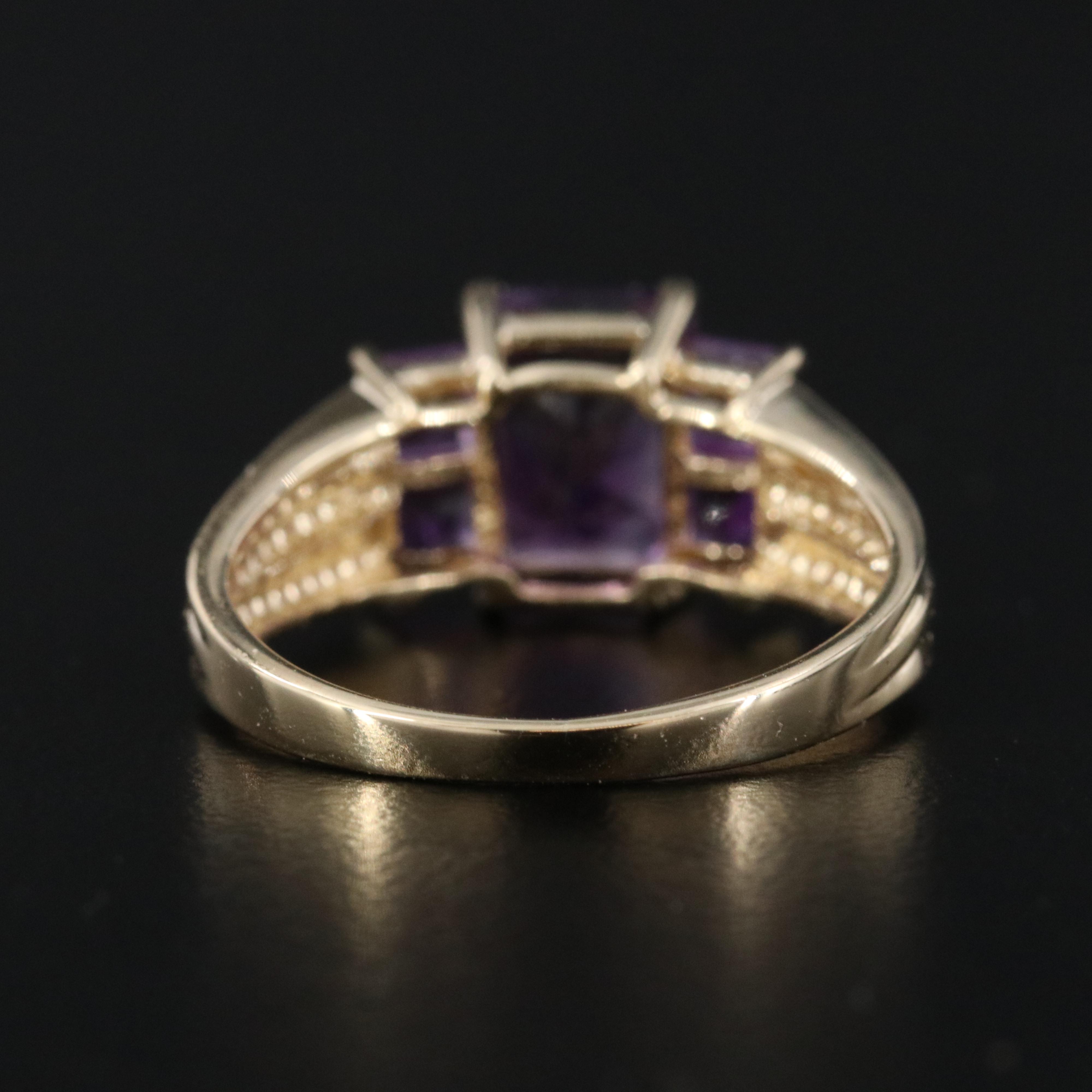 14K Amethyst Ring