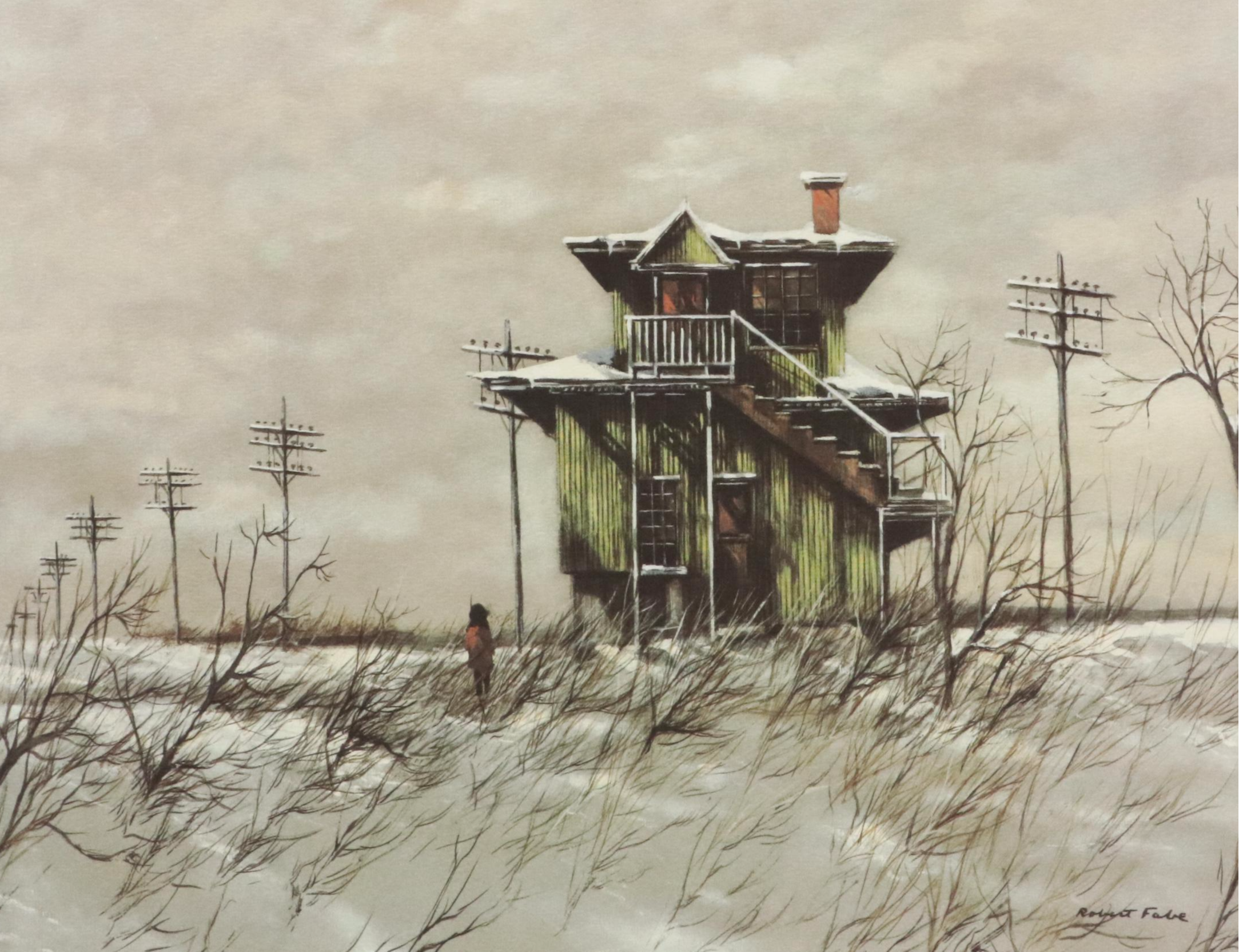 Robert Fabe Offset Lithograph Calendars for 1988 and 1989