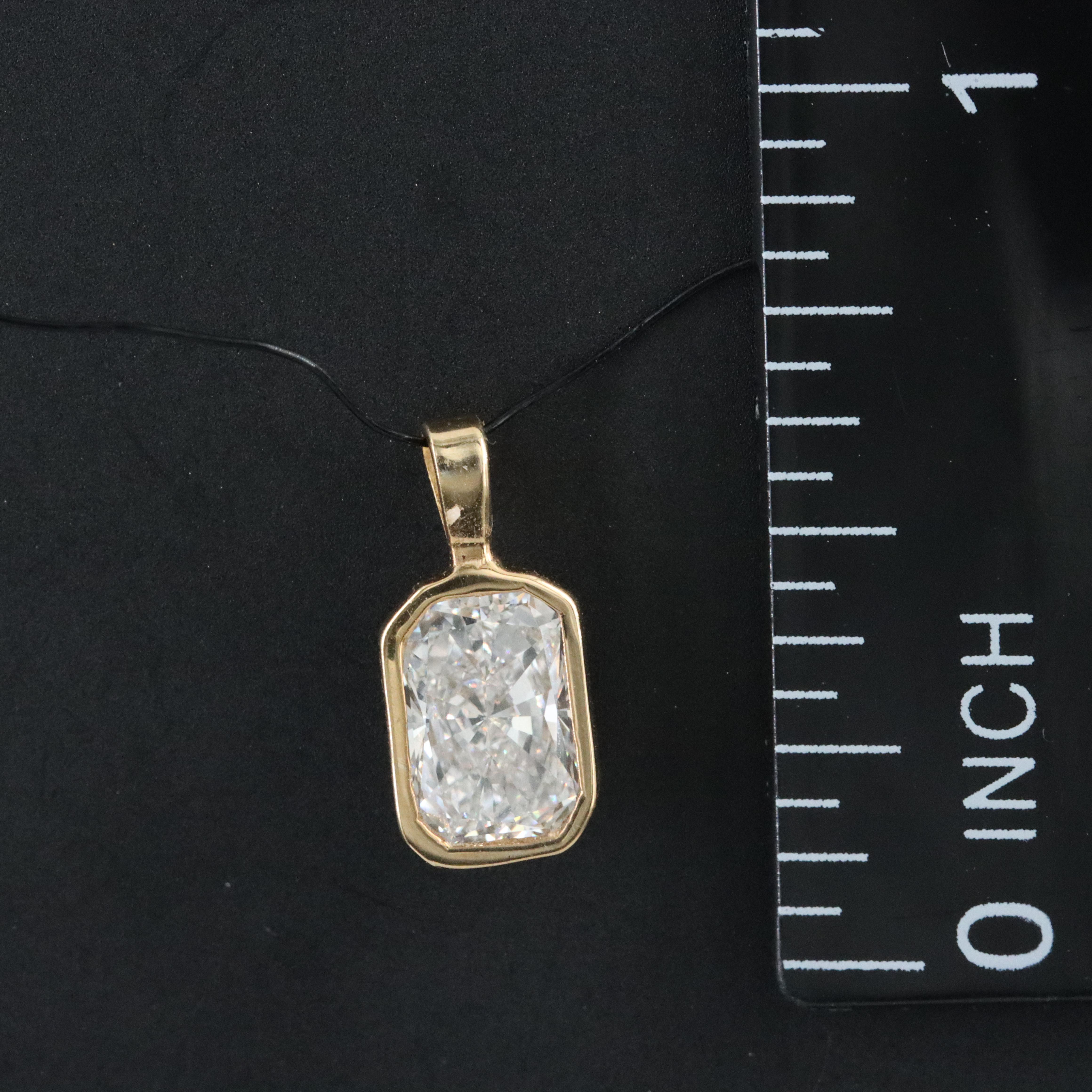 14K 1.03 CT Lab Grown Diamond Pendant