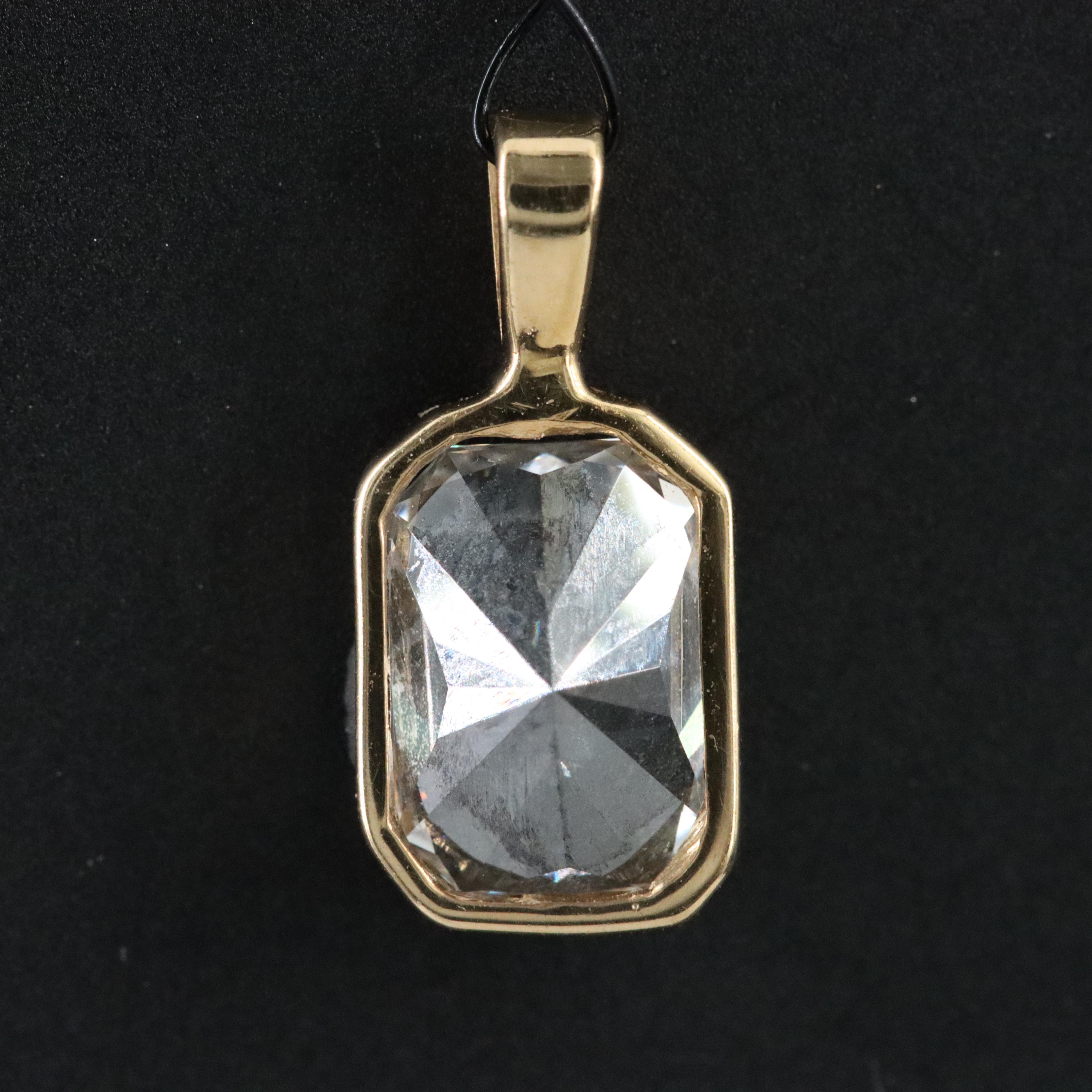 14K 1.03 CT Lab Grown Diamond Pendant