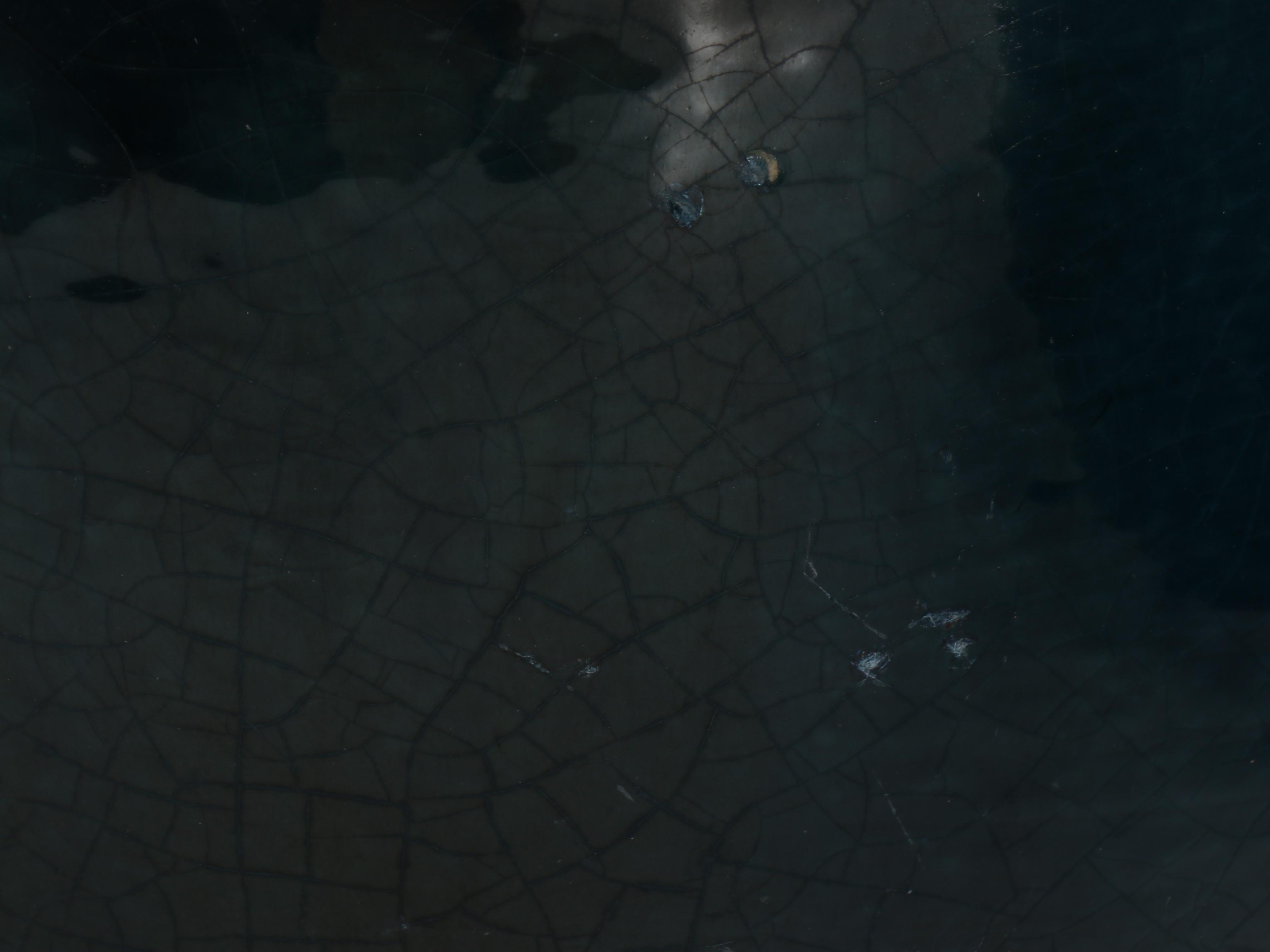 Turquoise Glazed Ceramic Wide Rim Bell Pot Planters