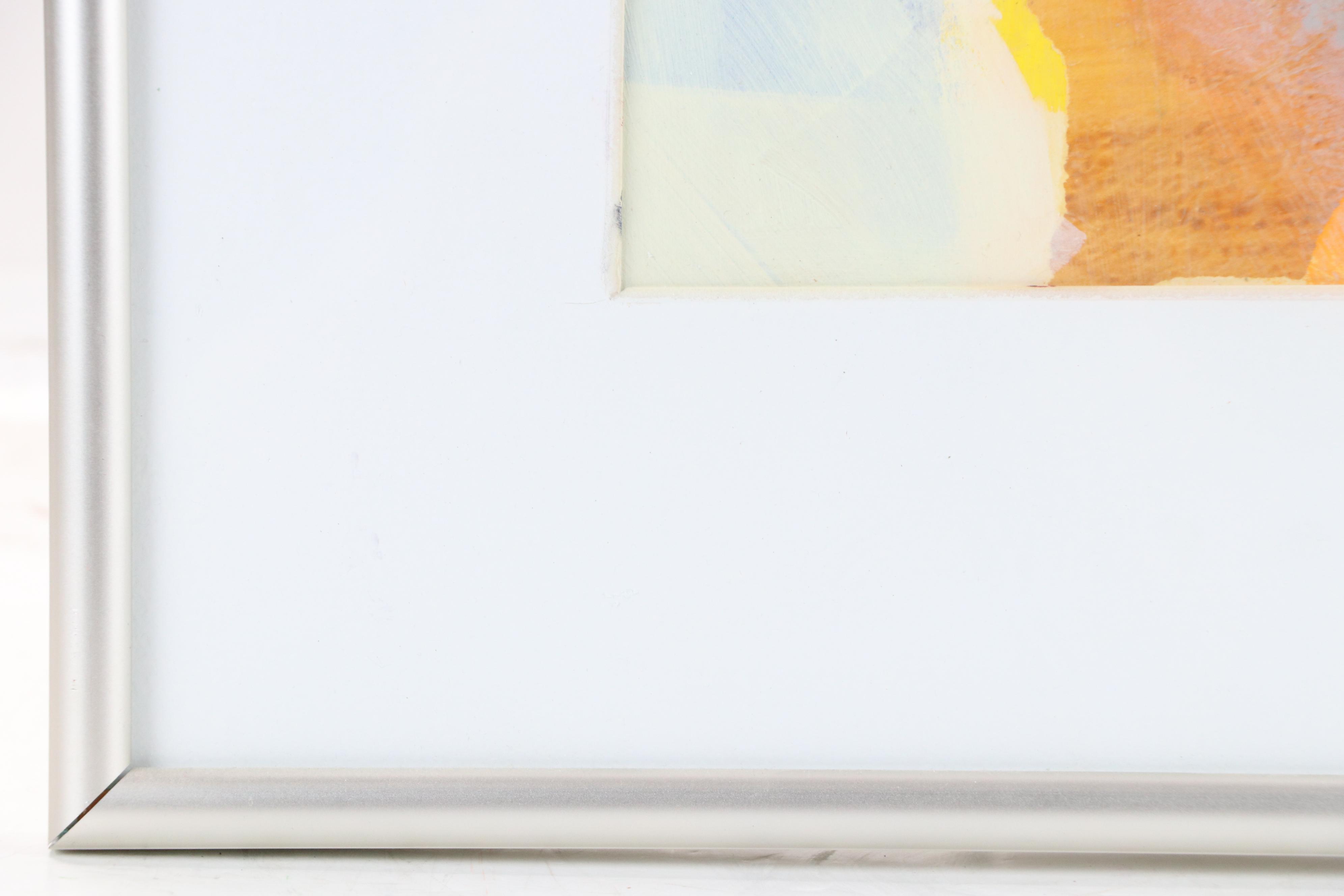 Tom Anderson Abstract Expressionistic Mixed Media Painting