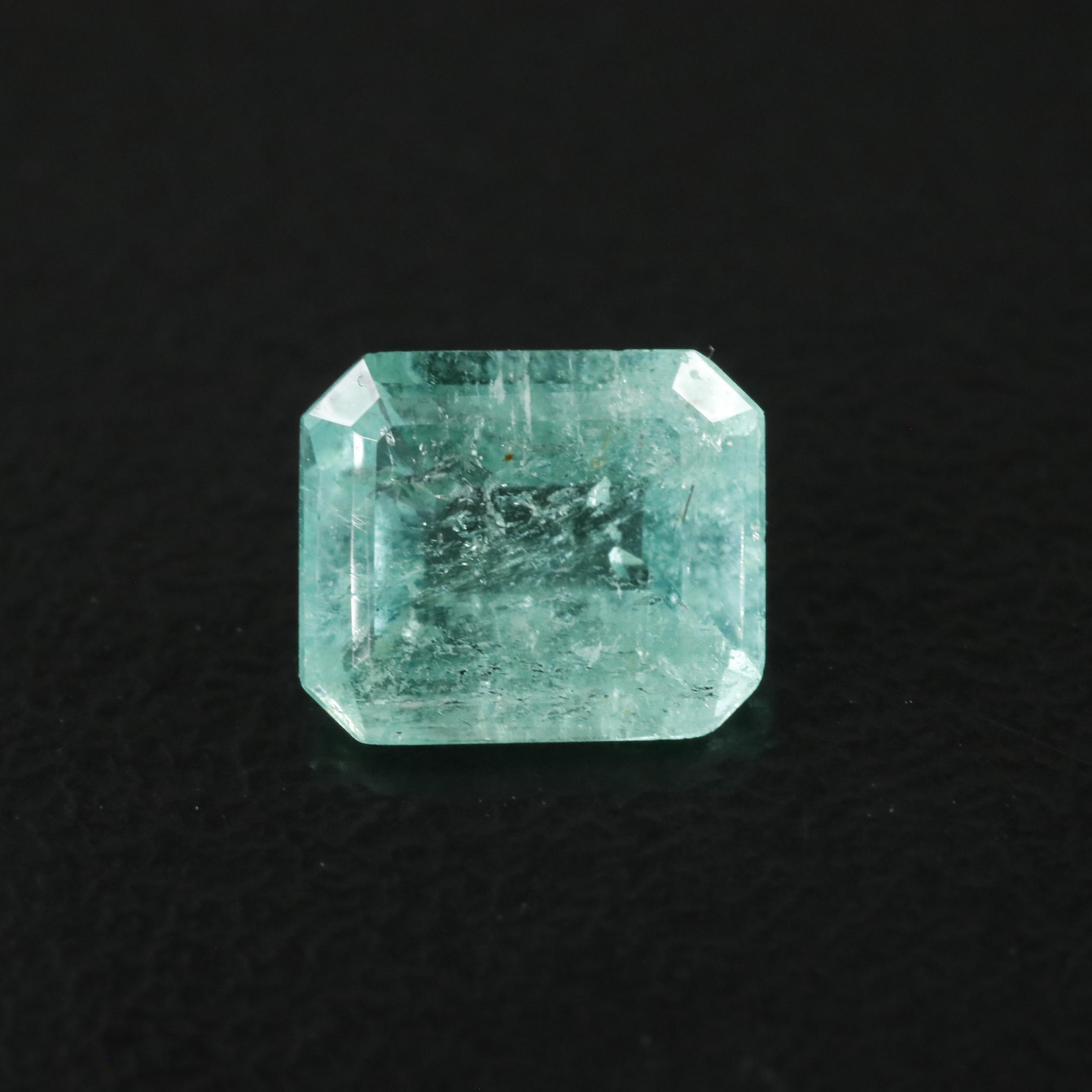 Loose 0.89 CT Emerald