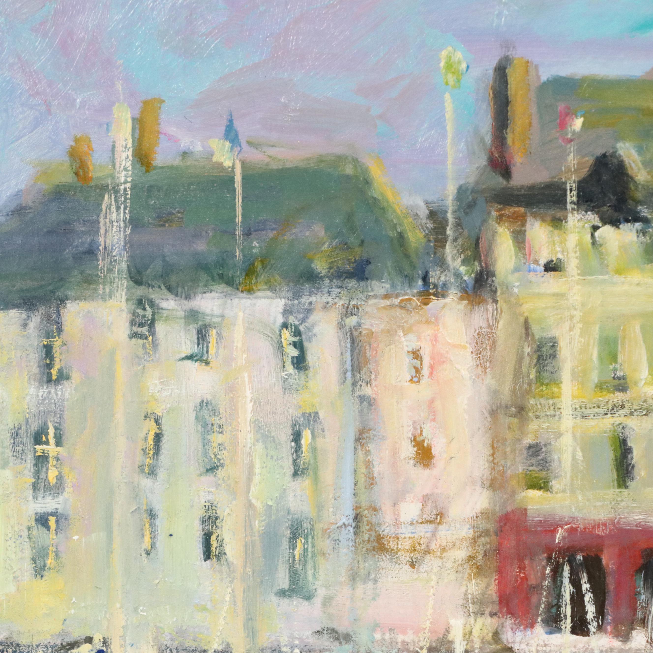 Nino Pippa Oil Painting "Honfleur Old Harbor," 2016
