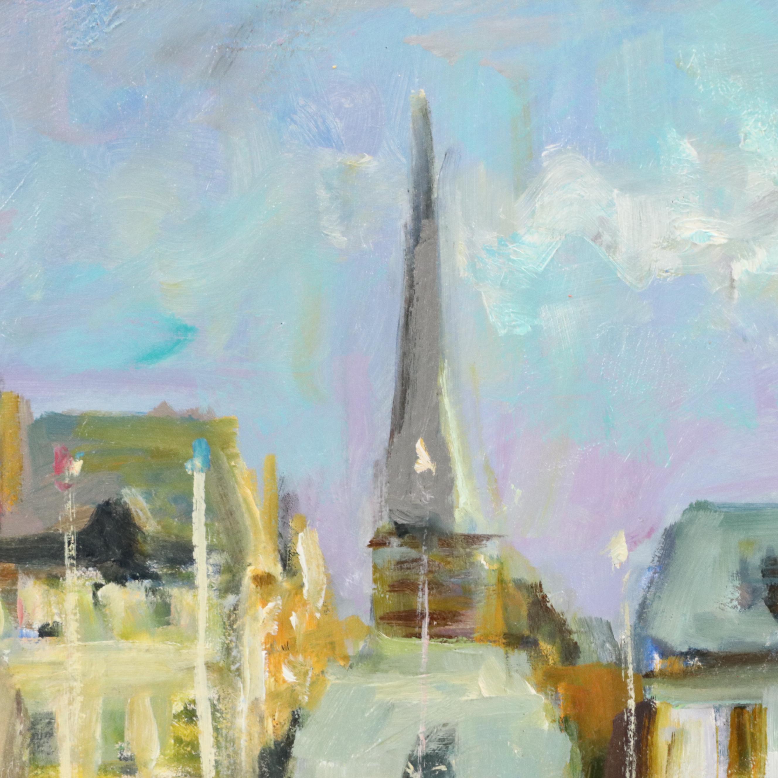 Nino Pippa Oil Painting "Honfleur Old Harbor," 2016