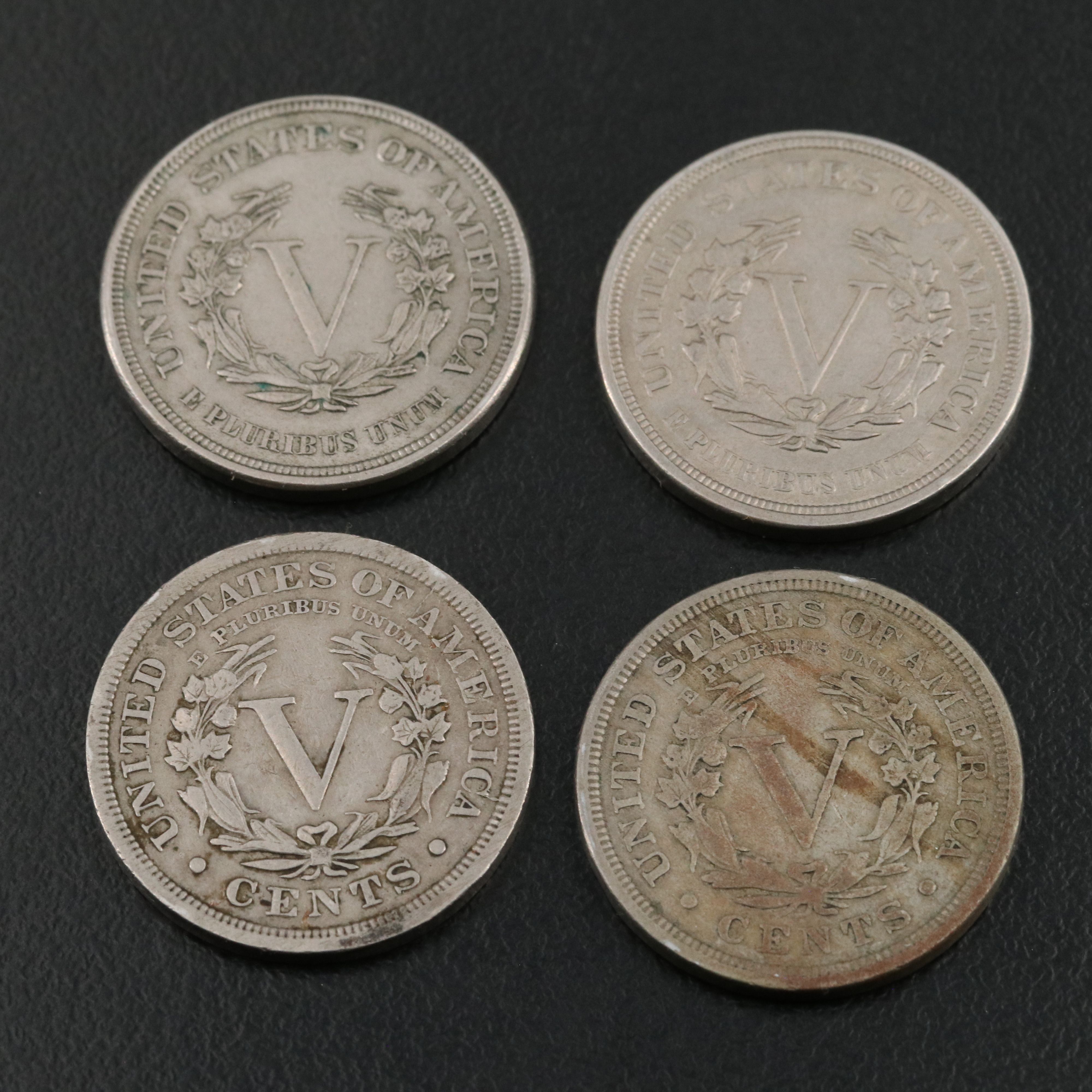 Collection of 16 U.S.Copper and Silver Type Coins