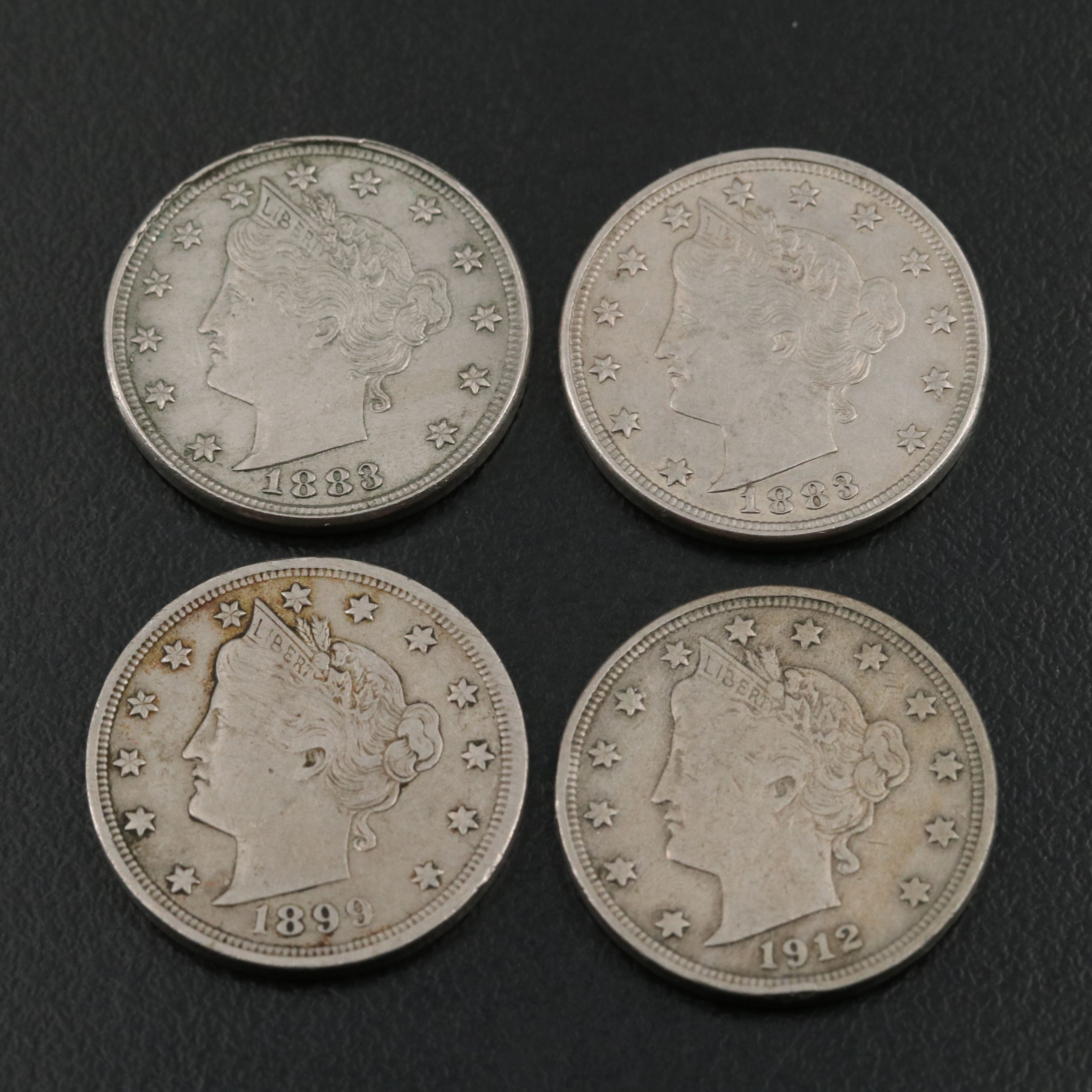 Collection of 16 U.S.Copper and Silver Type Coins