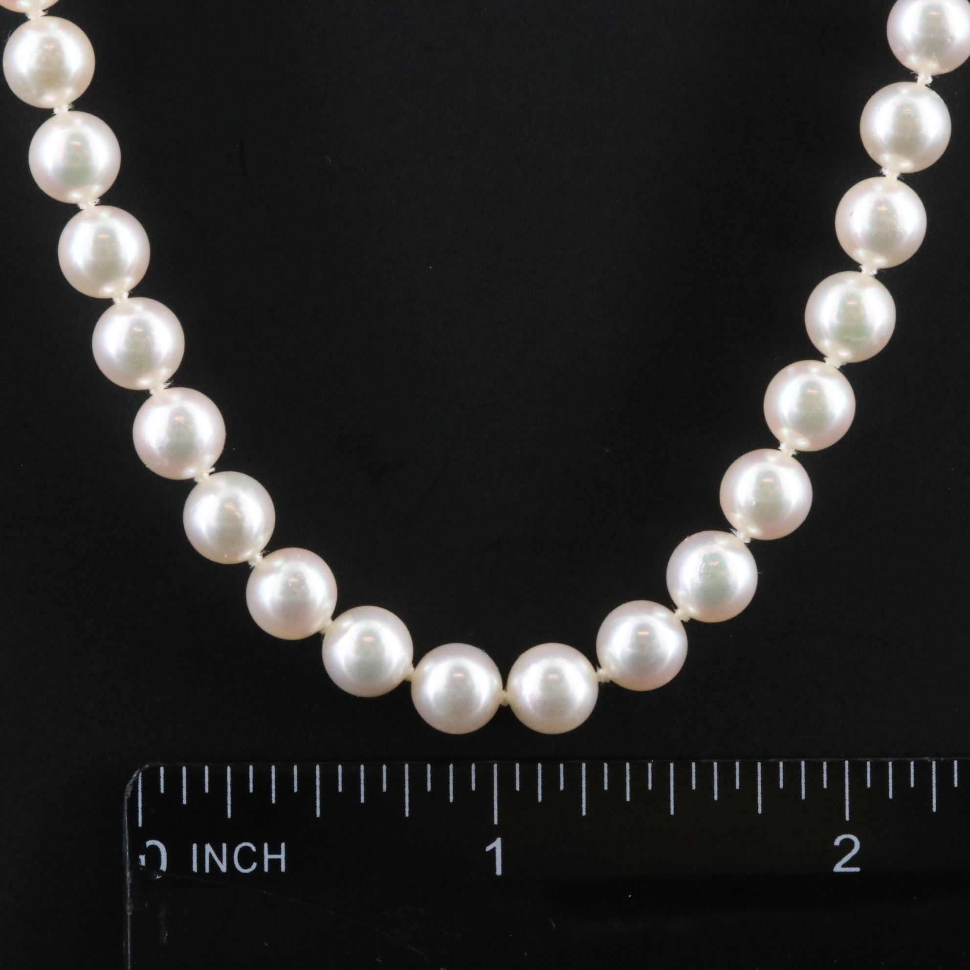 Sea Magic by Blue Lagoon Pearl Necklace with 14K Diamond Clasp